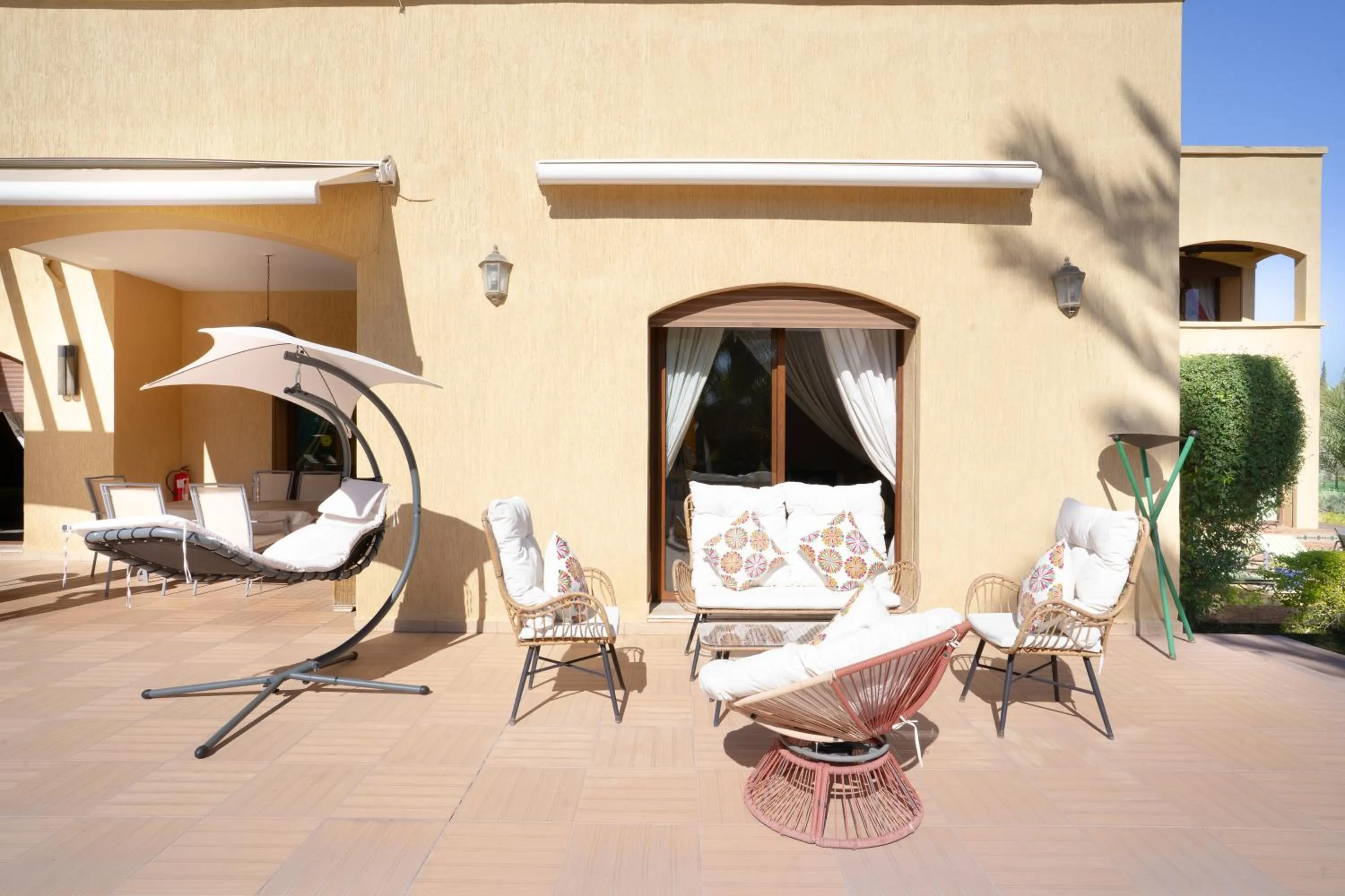 Patio in Palais les sources de l'atlas, Padel & spa