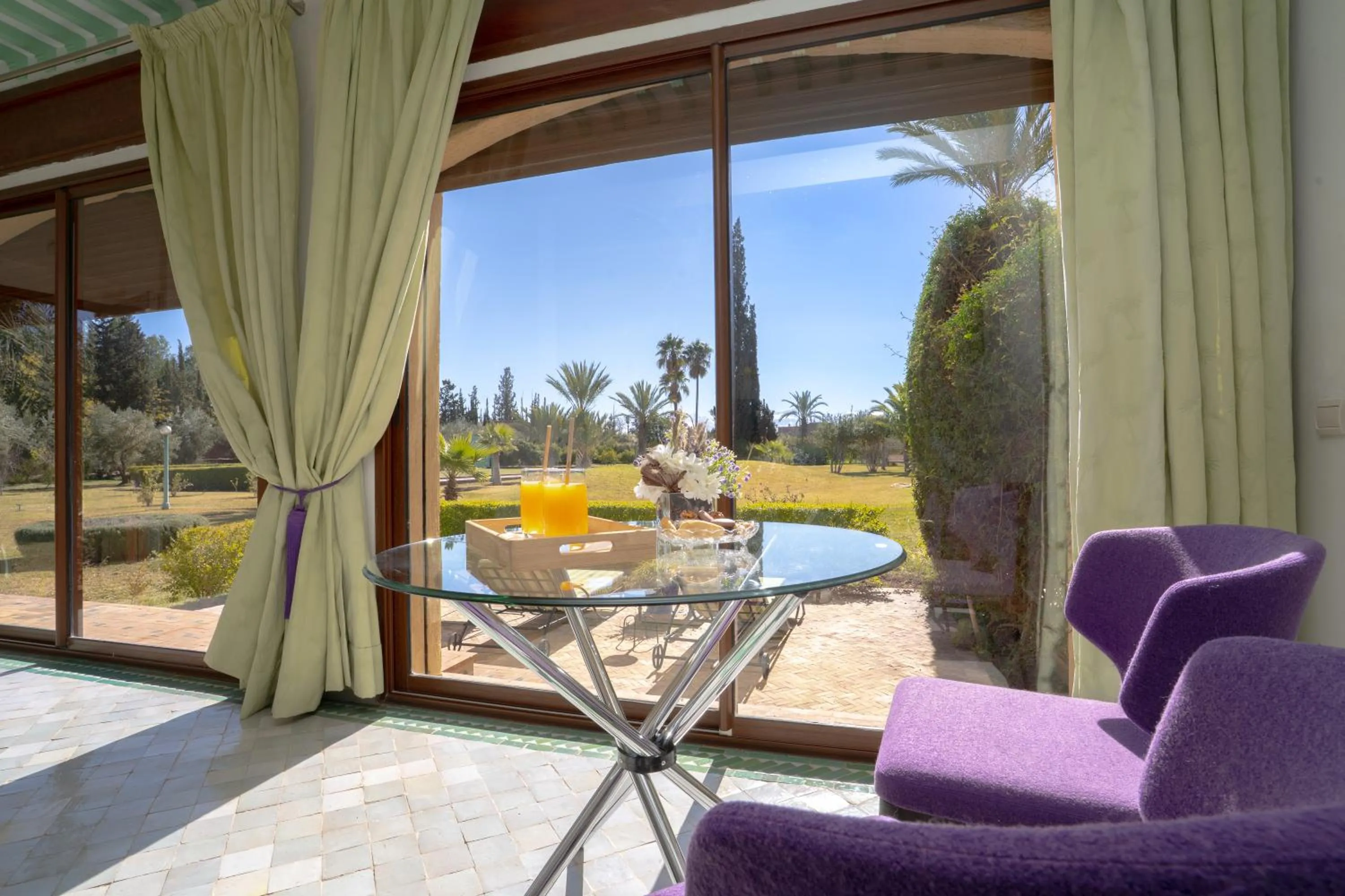 Living room in Palais les sources de l'atlas, Padel & spa
