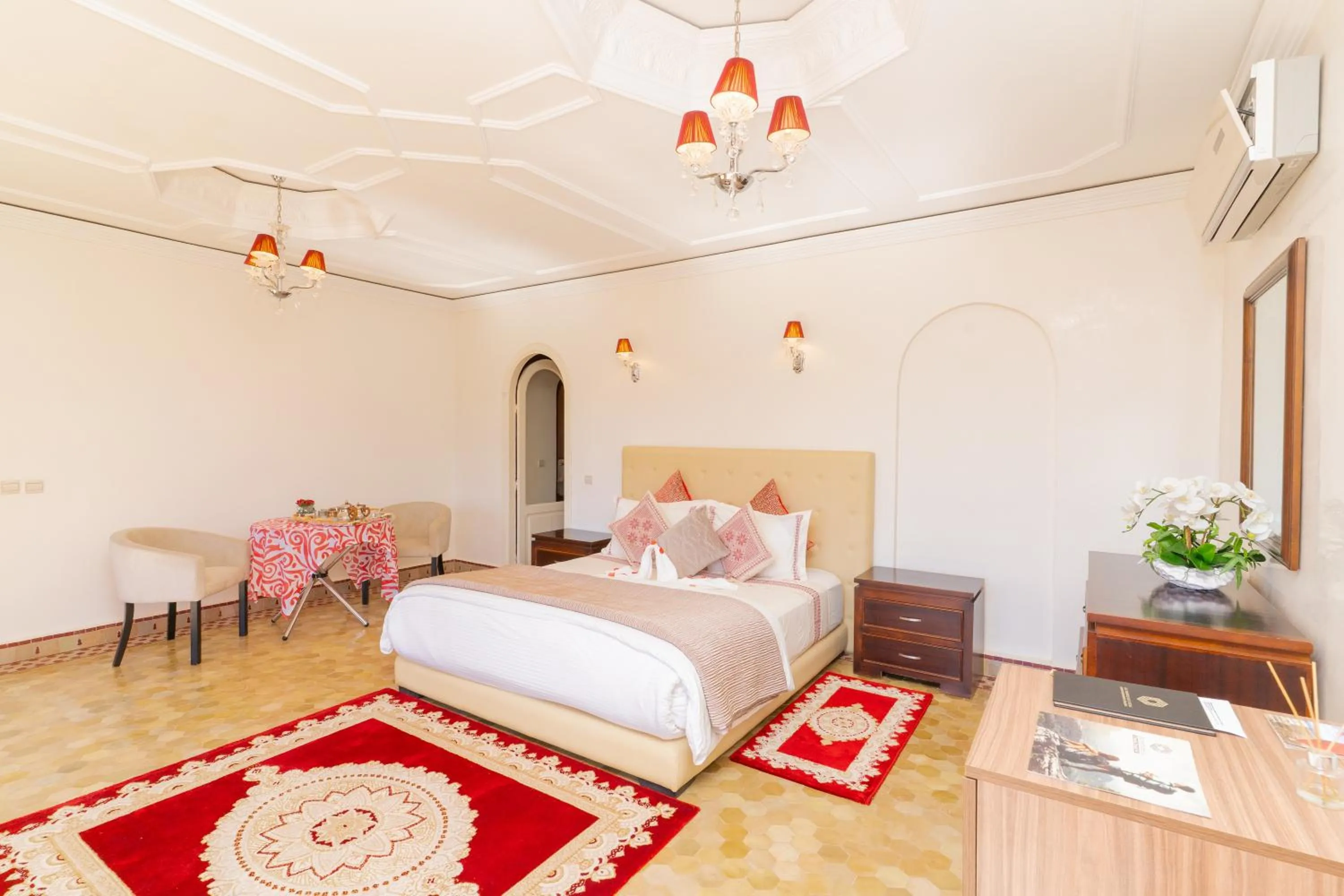 Bed in Palais les sources de l'atlas, Padel & spa