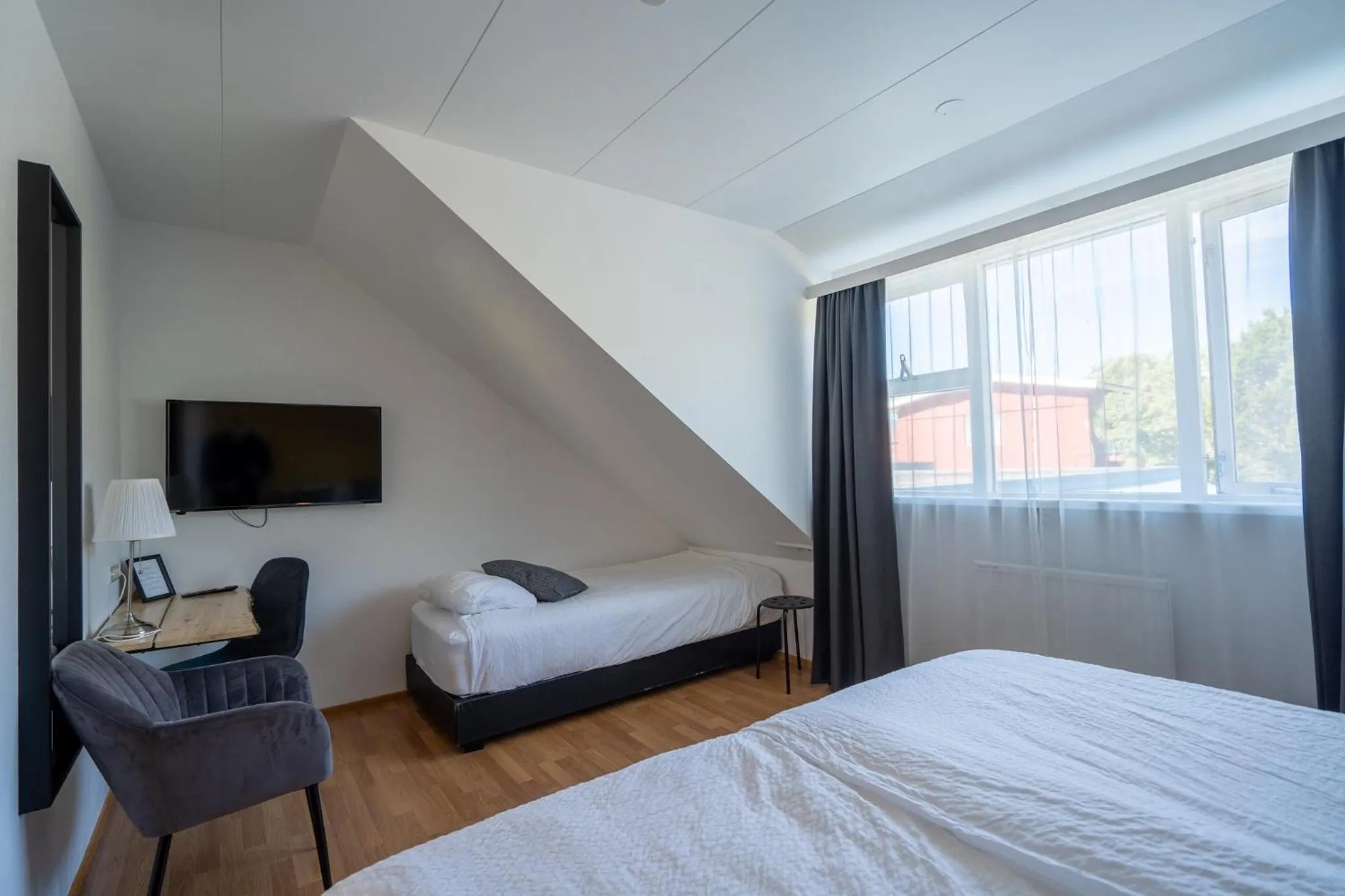 Bedroom, Bed in Hotel Breiddalsvik