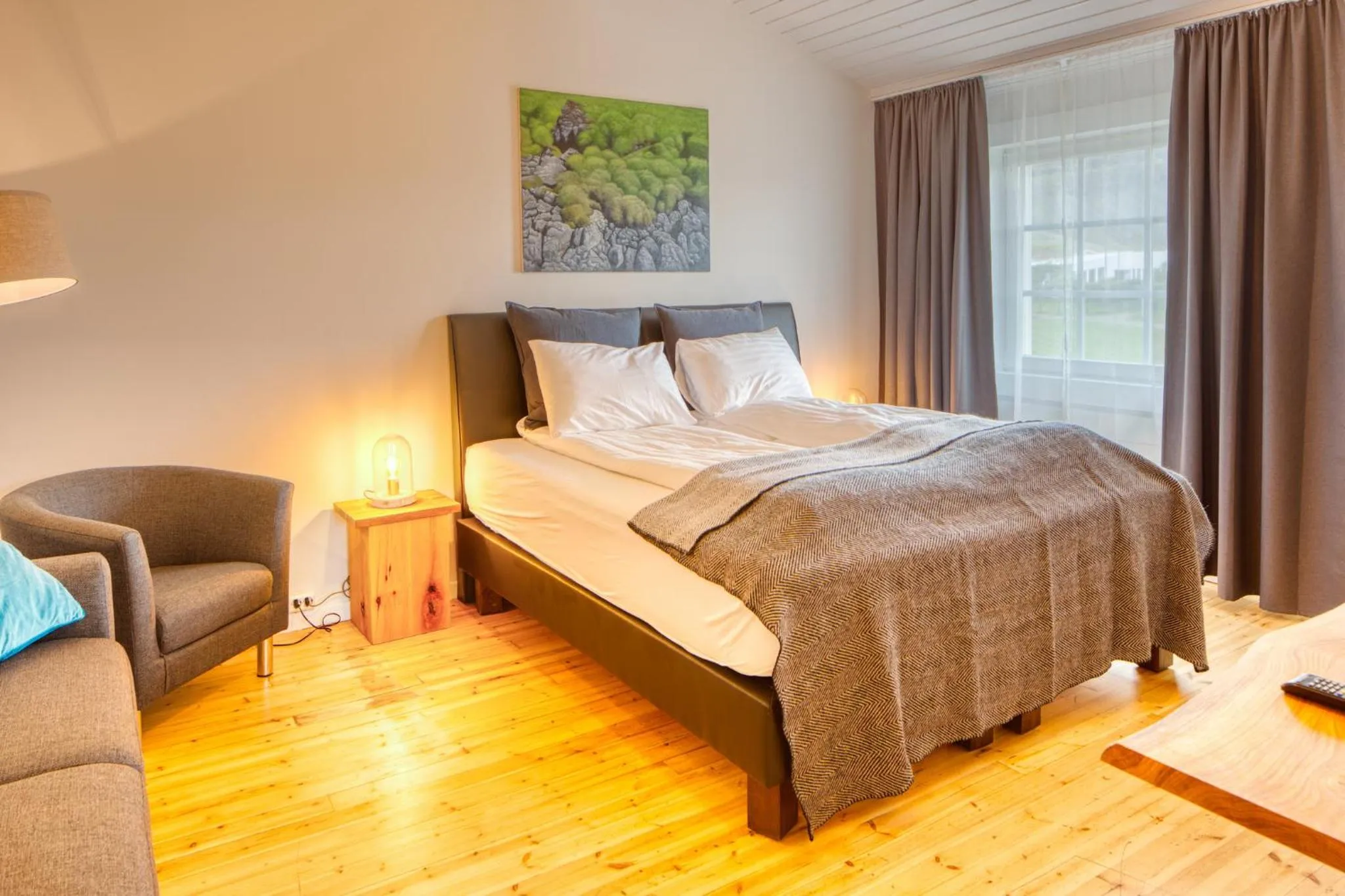 Photo of the whole room, Bed in Hotel Breiddalsvik