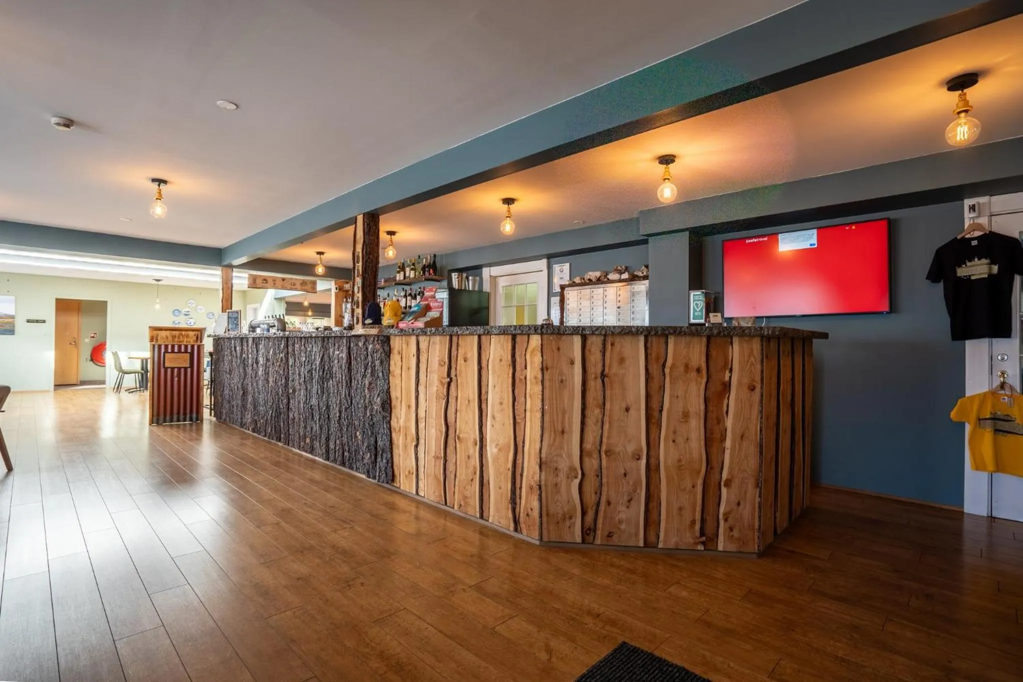 Lobby or reception in Hotel Breiddalsvik