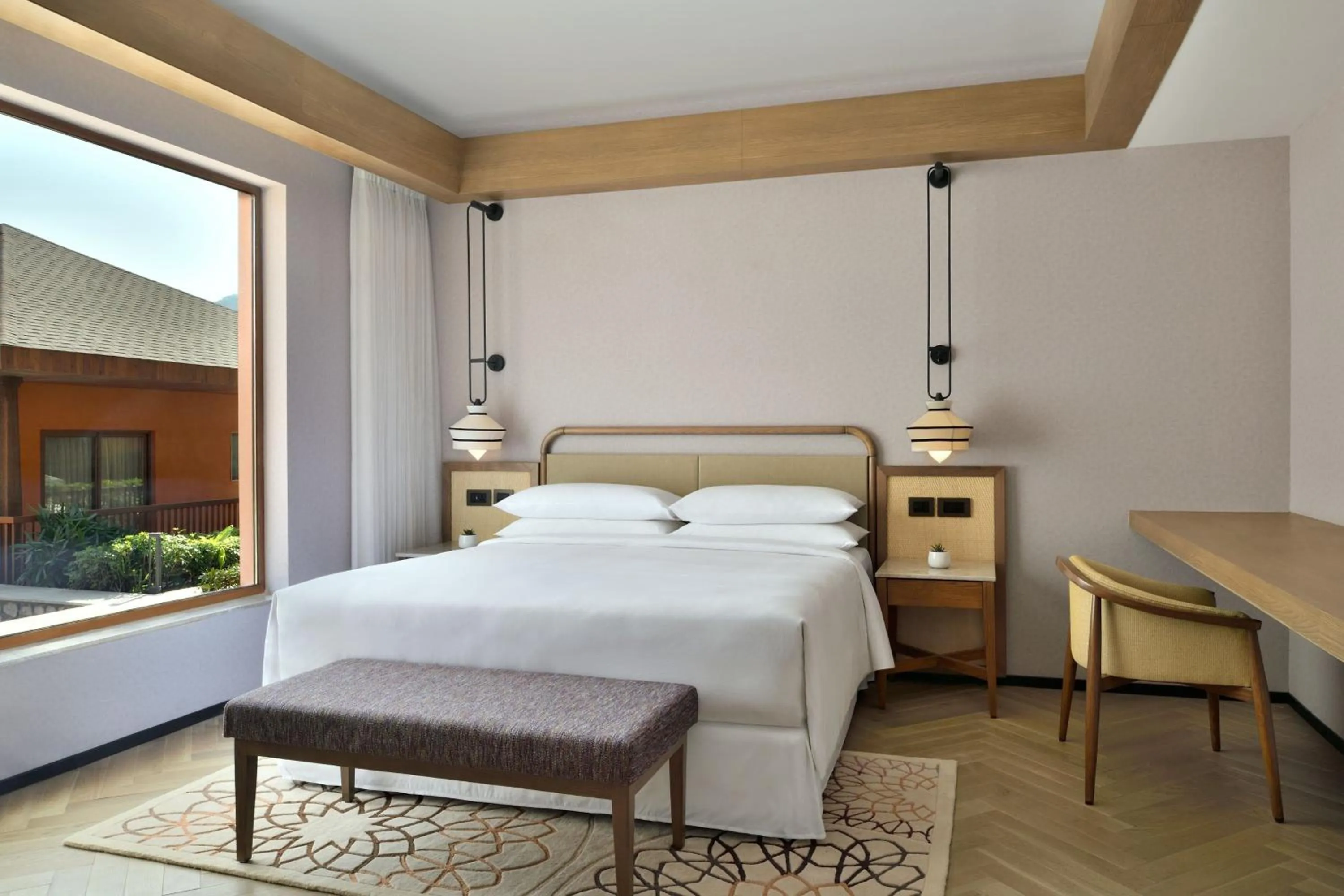 Bedroom, Bed in Mulberry Shades Bengaluru Nandi Hills - a Tribute Portfolio Resort