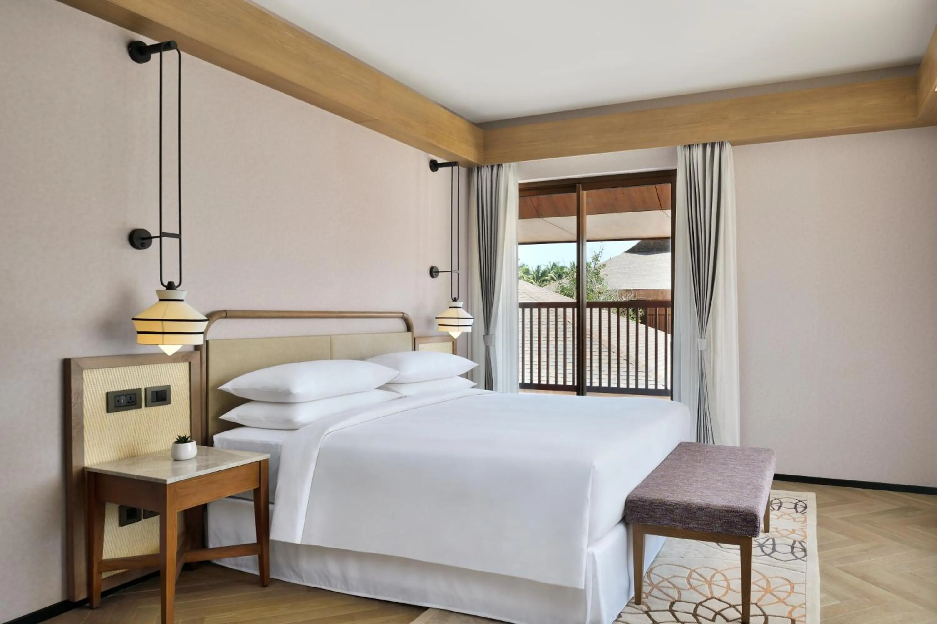 Bed in Mulberry Shades Bengaluru Nandi Hills - a Tribute Portfolio Resort