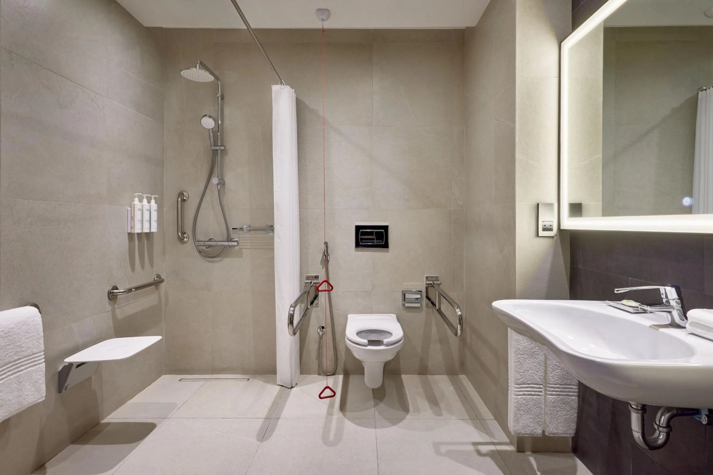 Bathroom in Courtyard by Marriott Jubail