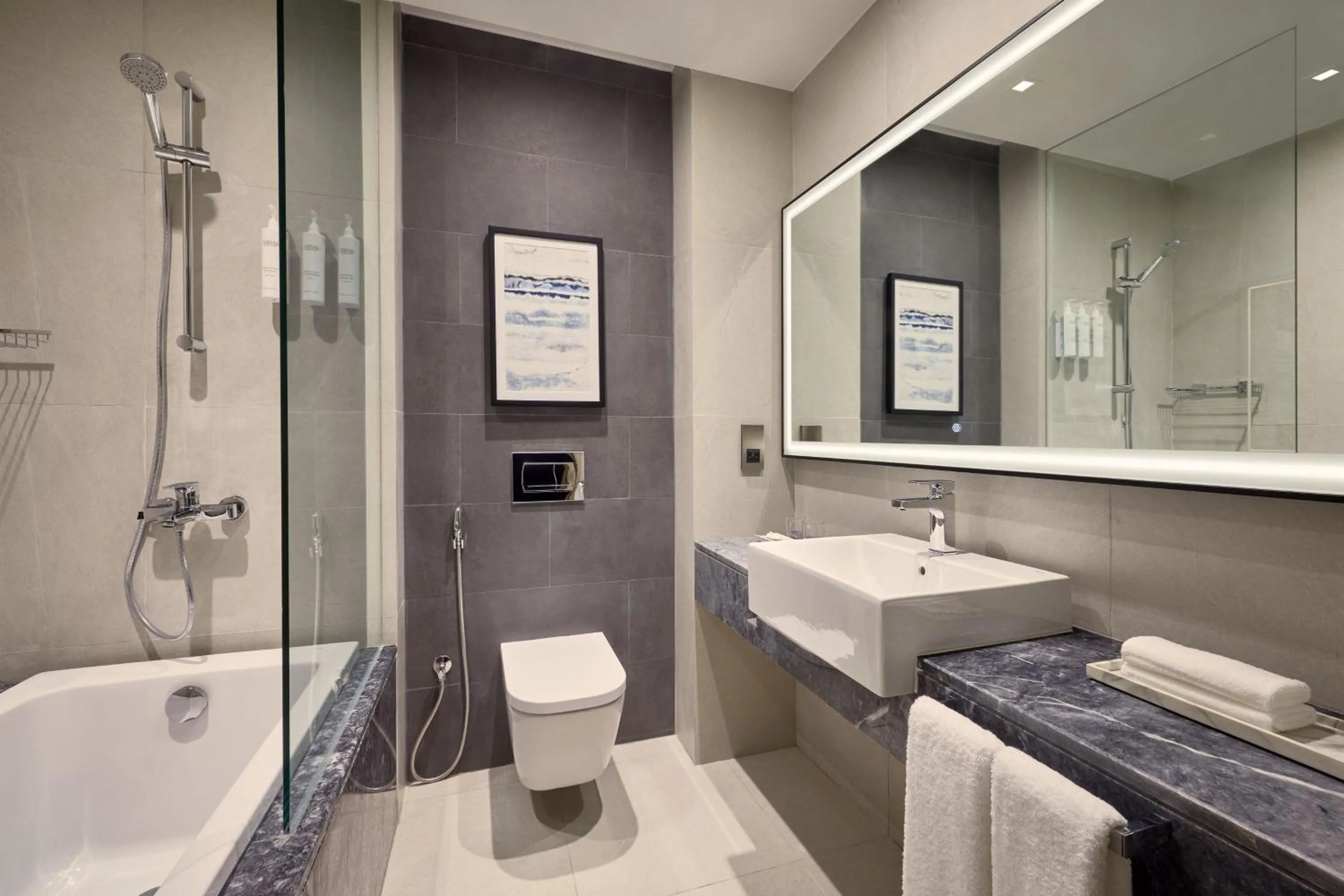 Bathroom in Courtyard by Marriott Jubail