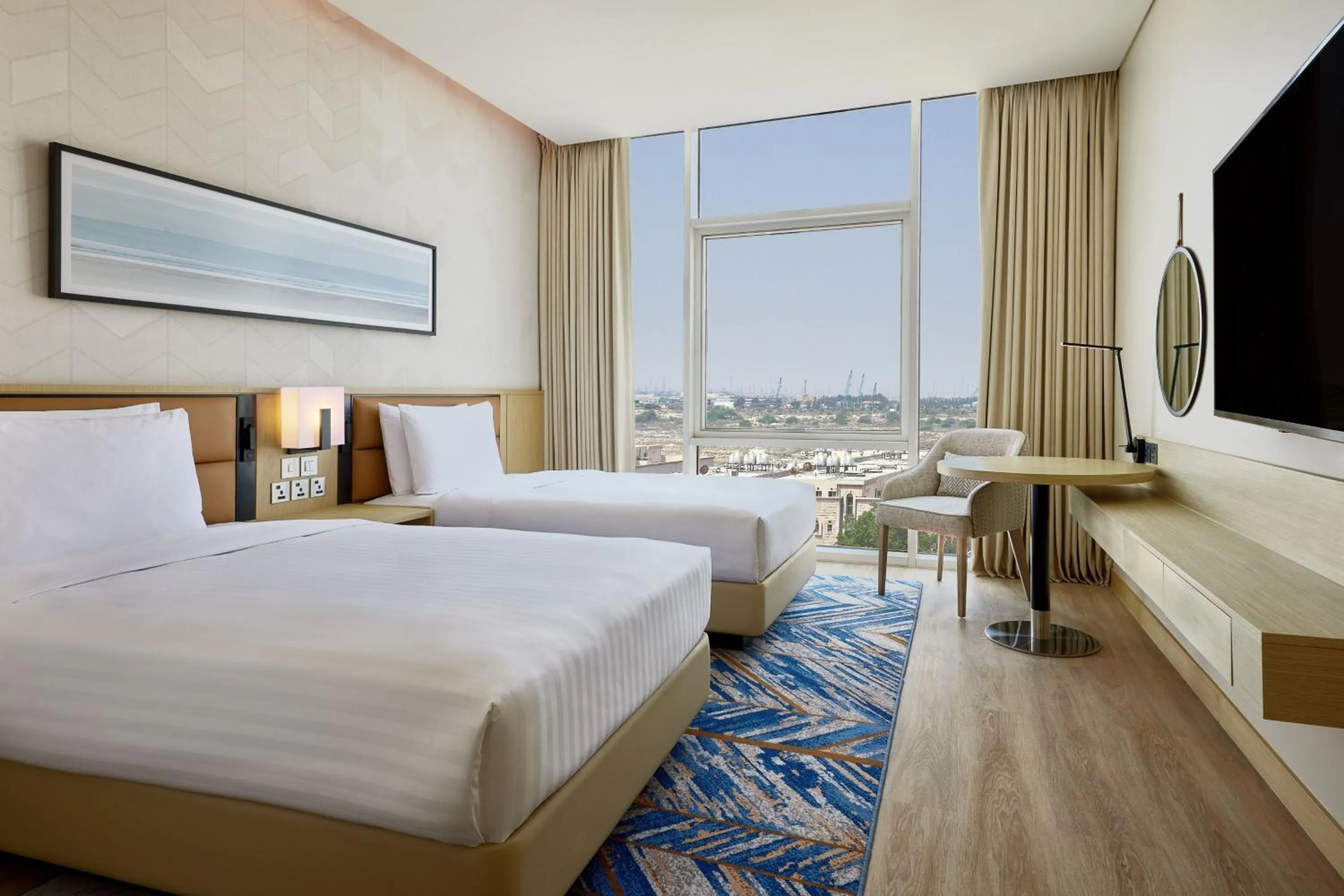 Photo of the whole room, Bed in Courtyard by Marriott Jubail