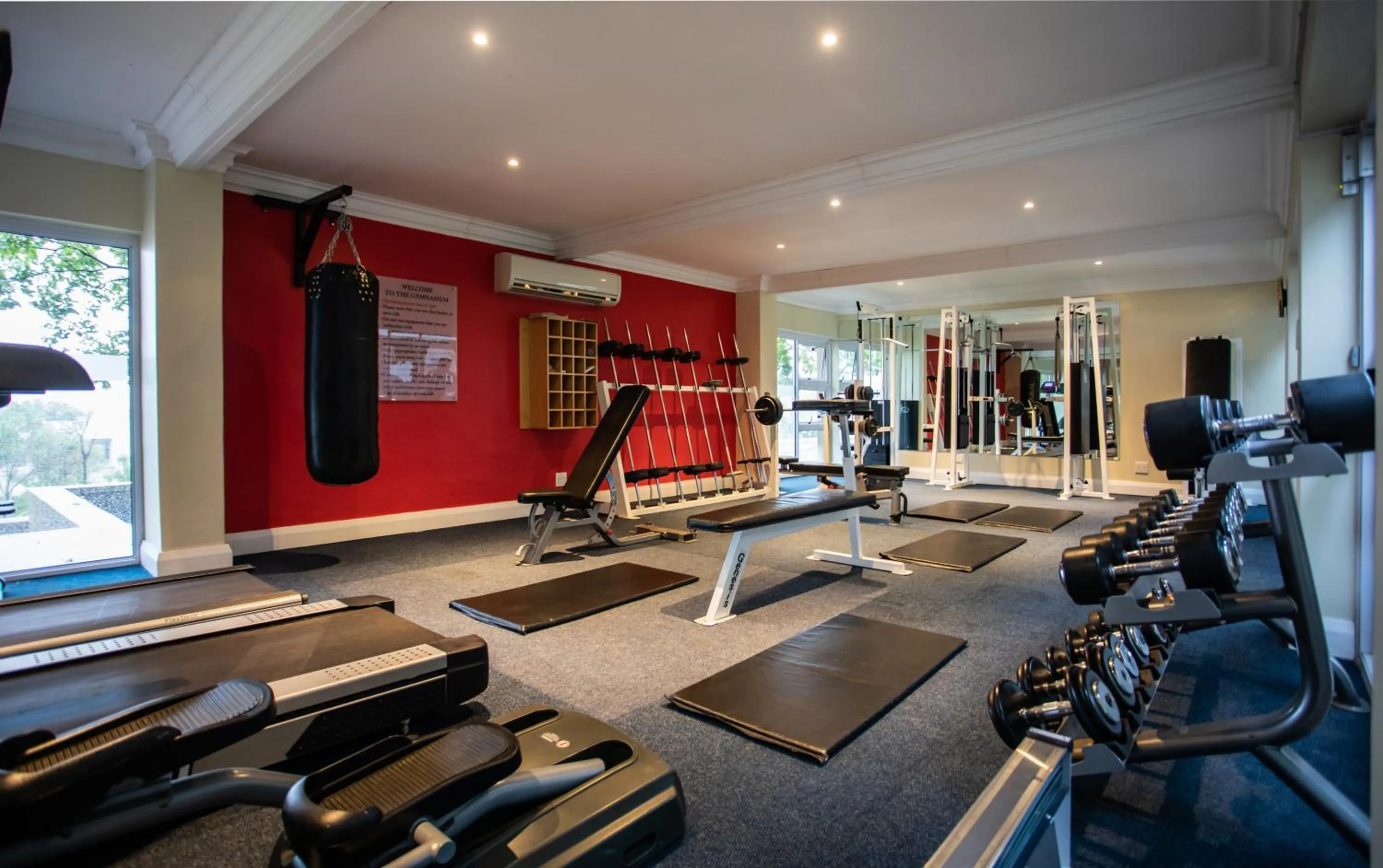 Fitness centre/facilities in The Caledon Hotel and Spa