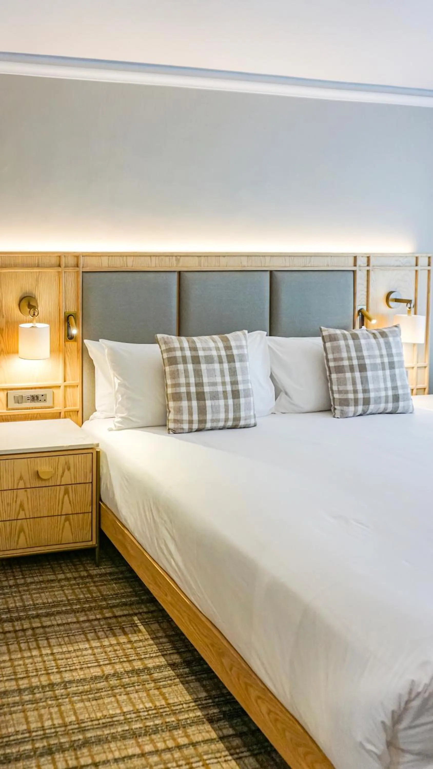 Bed in The Caledon Hotel and Spa