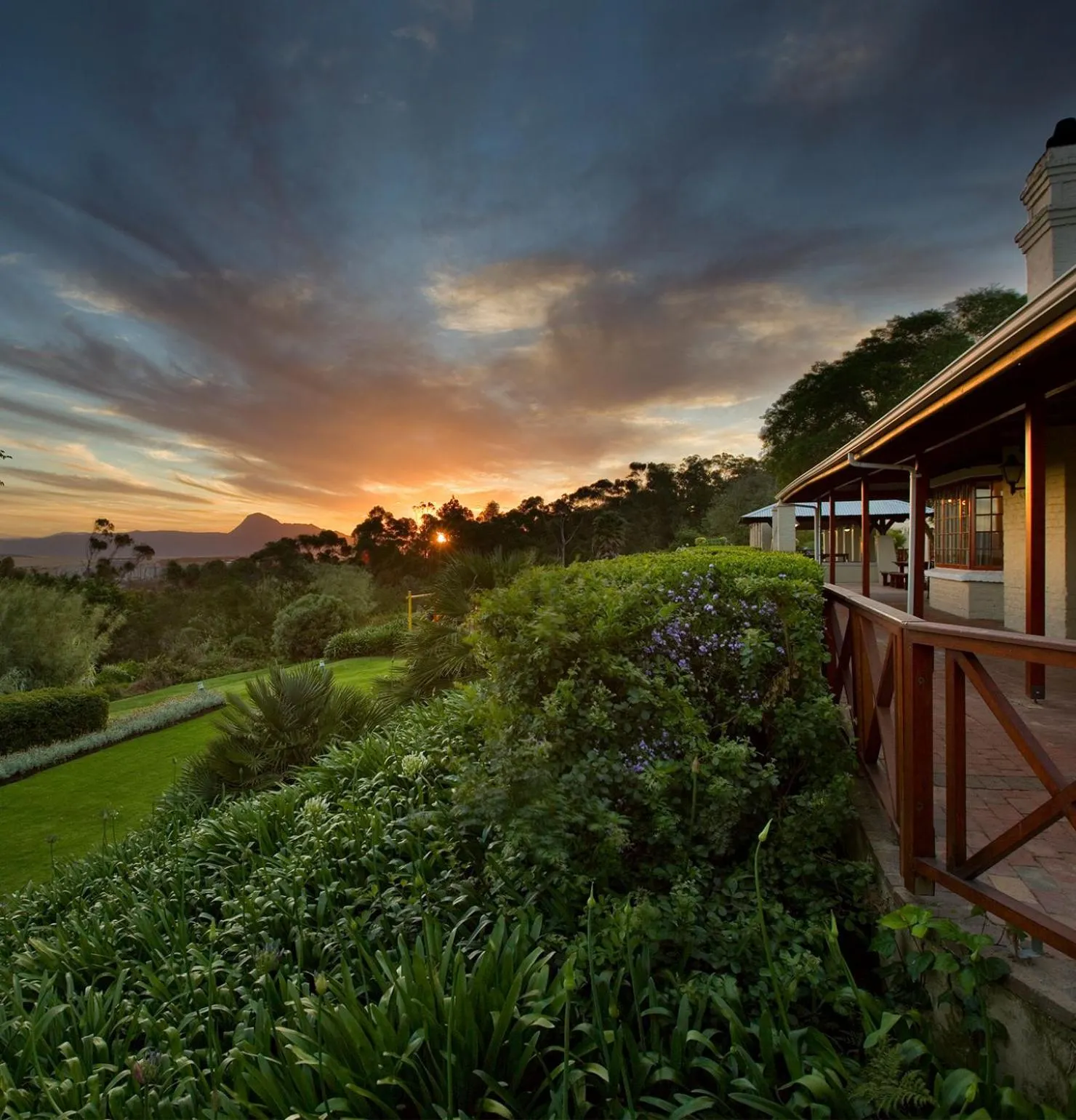Garden view in The Caledon Hotel and Spa