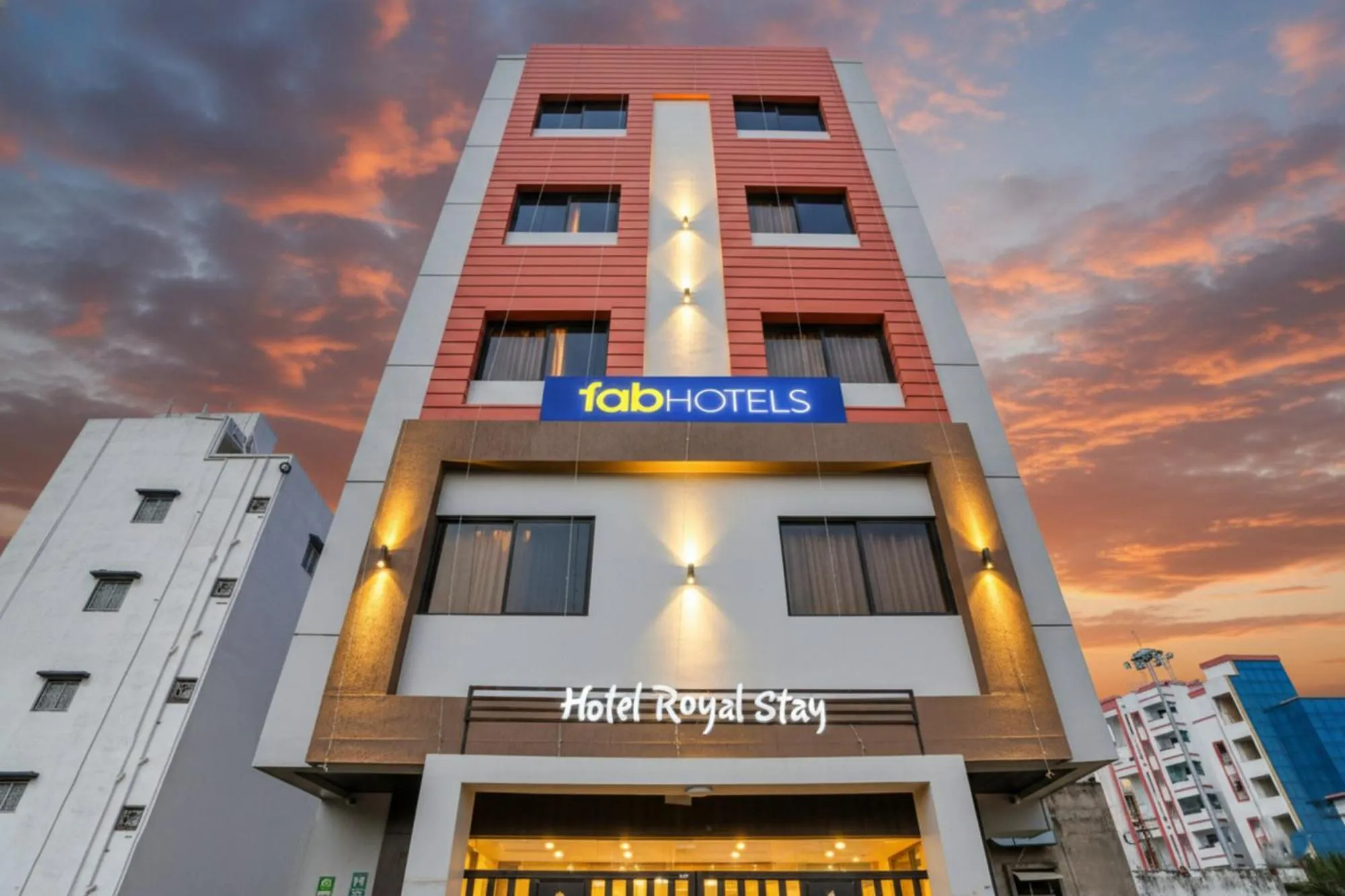 Property building in FabHotel Royal Stay - Beltarodi