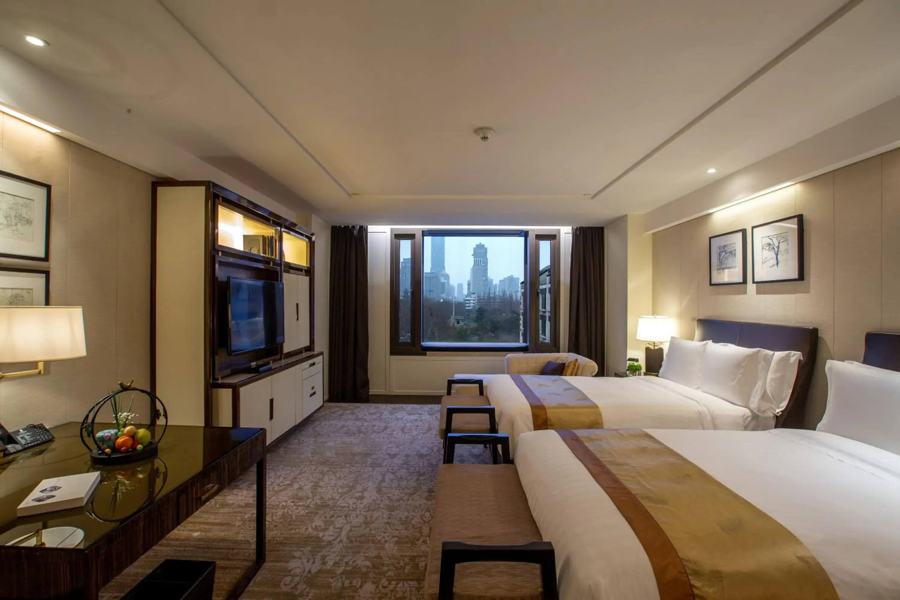 Superior City View Twin Room in The Grand Mansion Hotel,Nanjing Superior City View Twin Room in The Grand Mansion Hotel,Nanjing