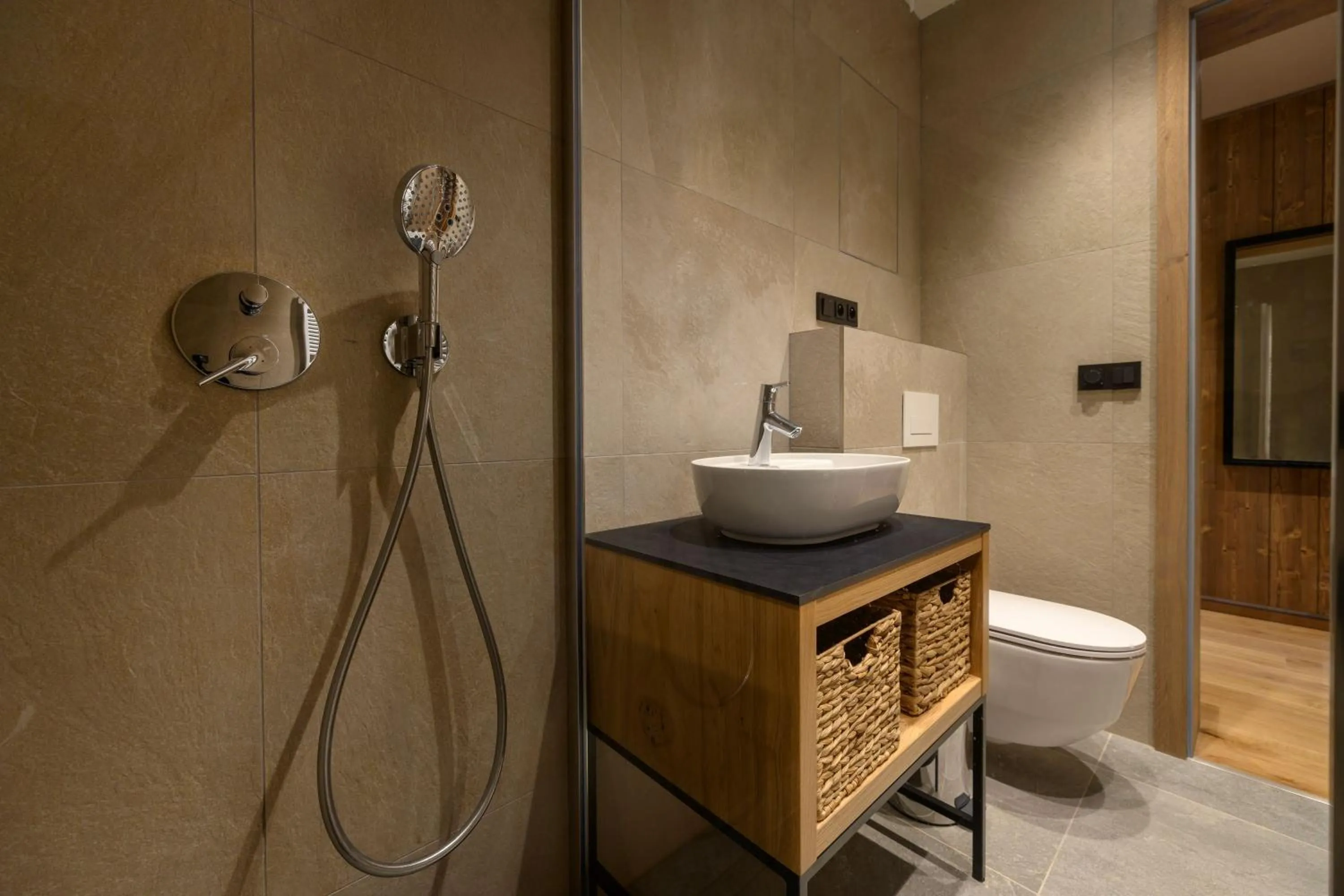 Bathroom in Aldrov Resort