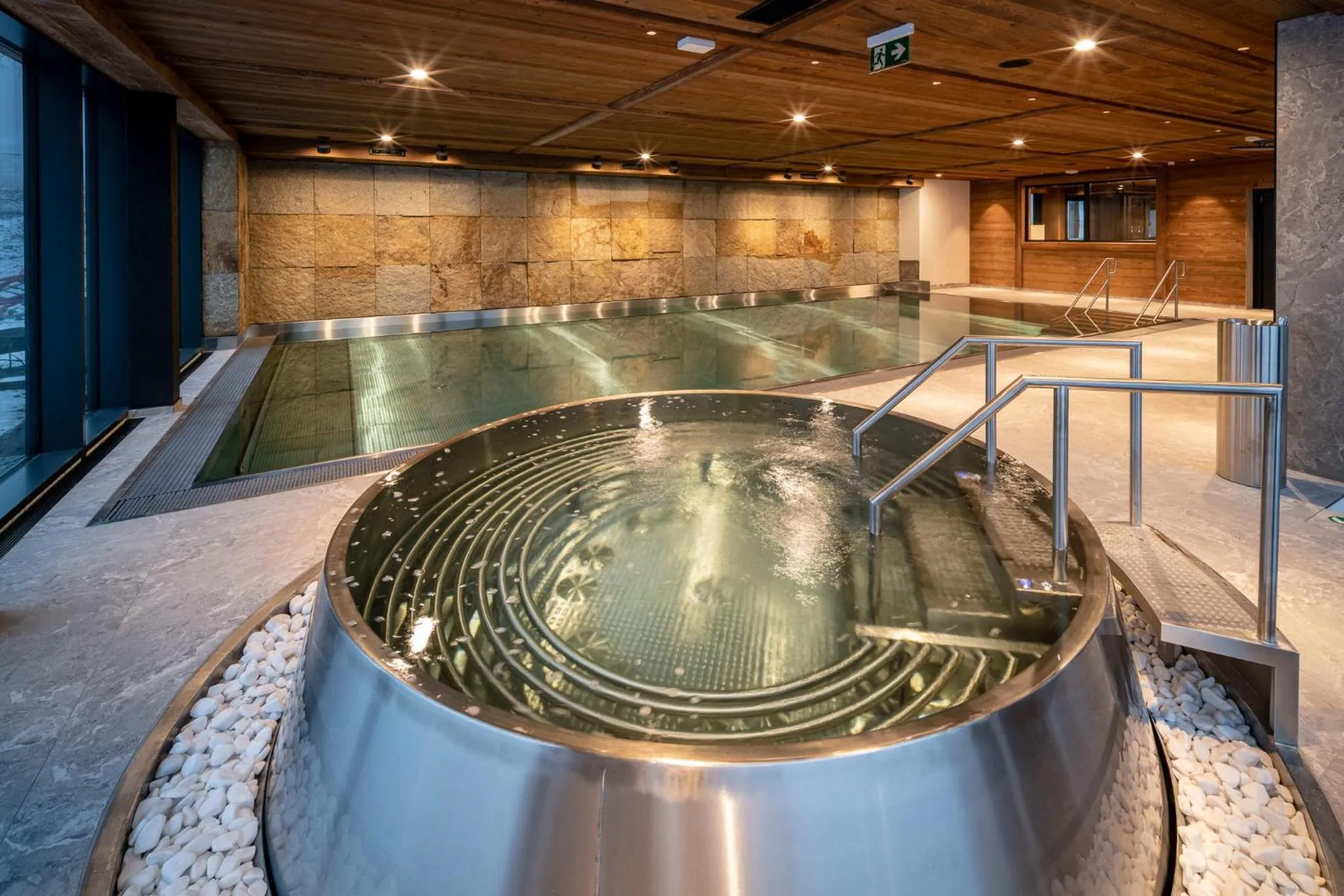 Pool view in Aldrov Resort