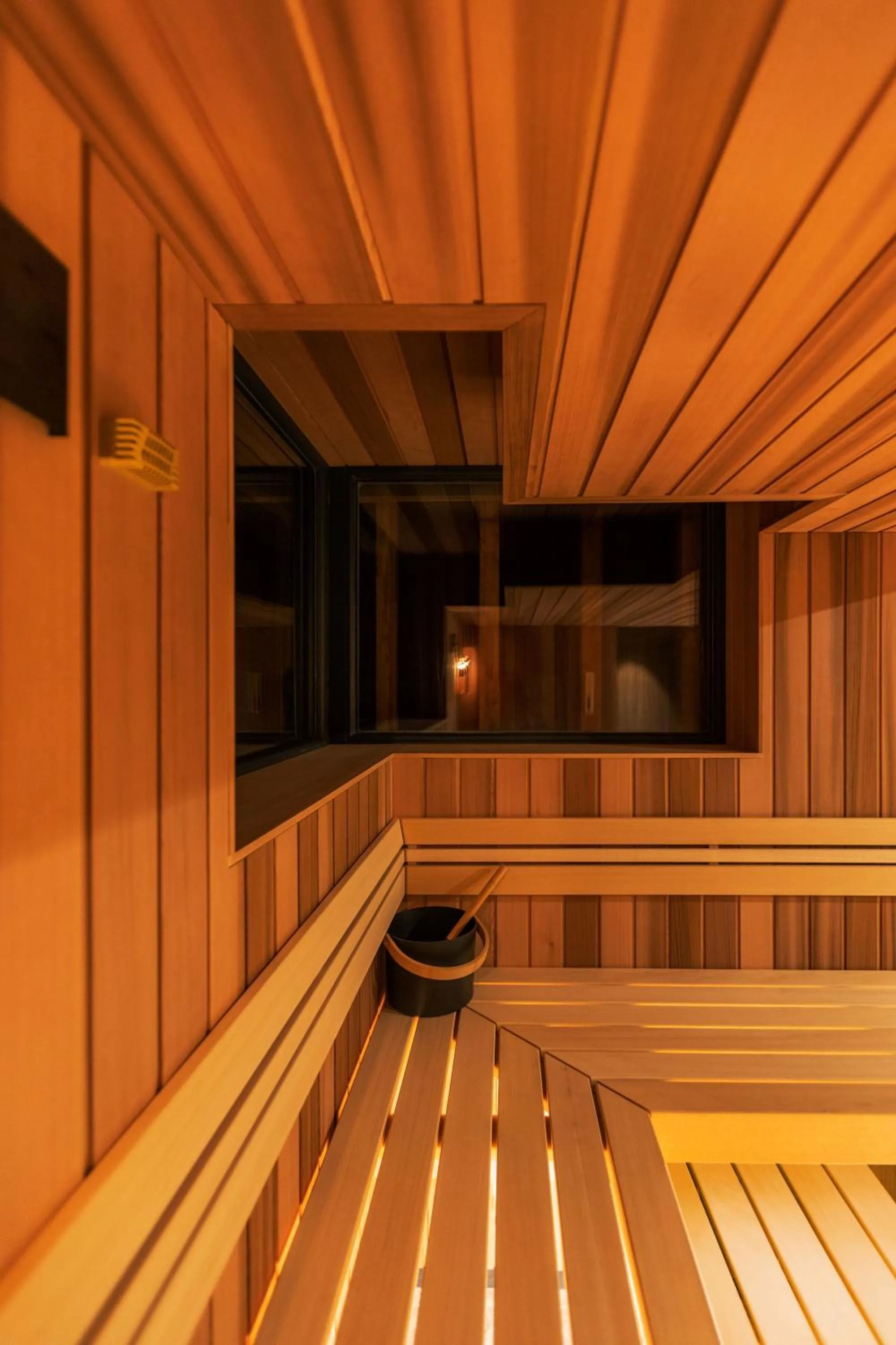 Sauna in Aldrov Resort