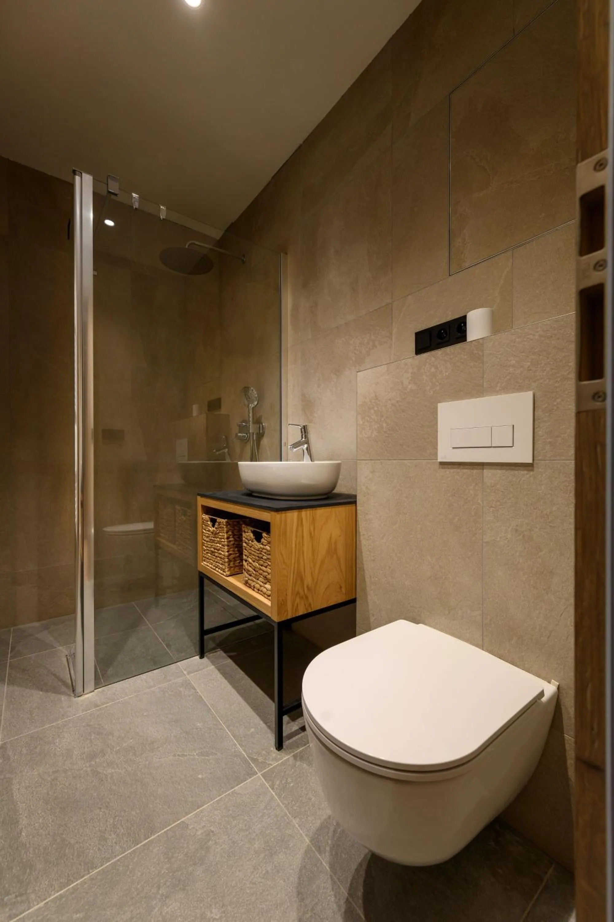 Shower in Aldrov Resort