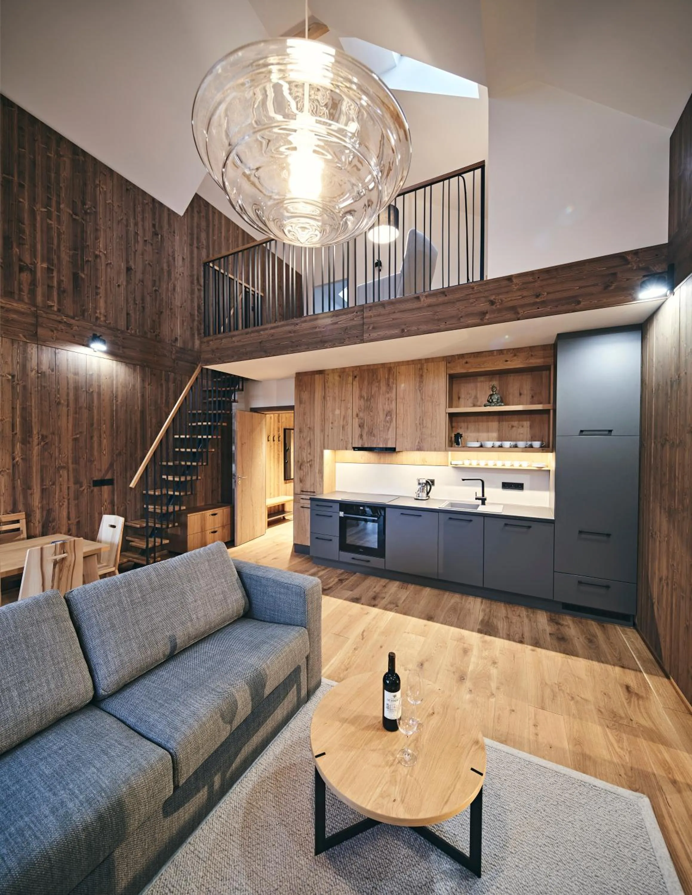 Kitchen or kitchenette in Aldrov Resort