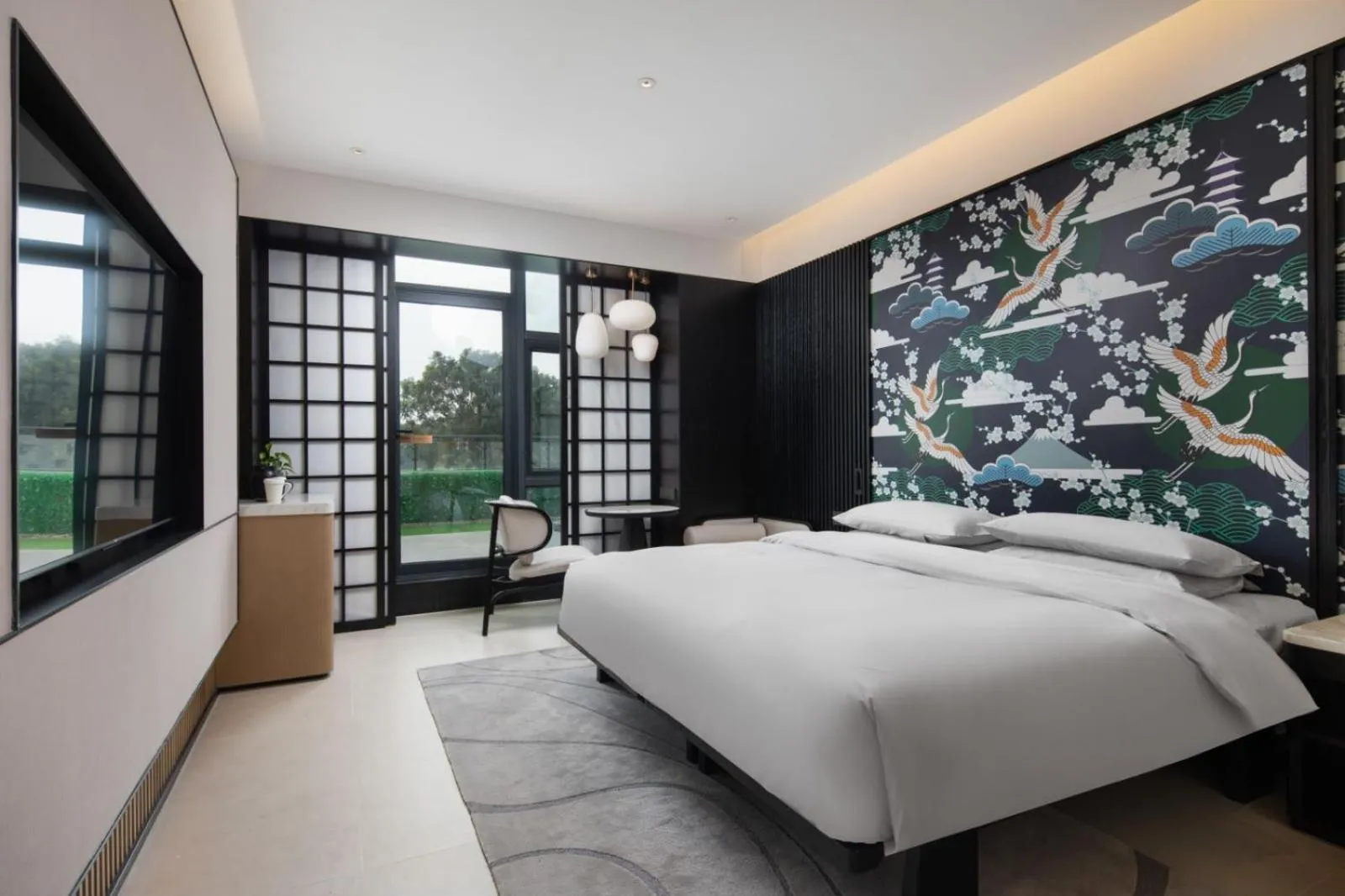 Bed in GINCO Hotel Guangzhou Baiyun Airport-24 Hour Airport Pick-up and Drop-off Service