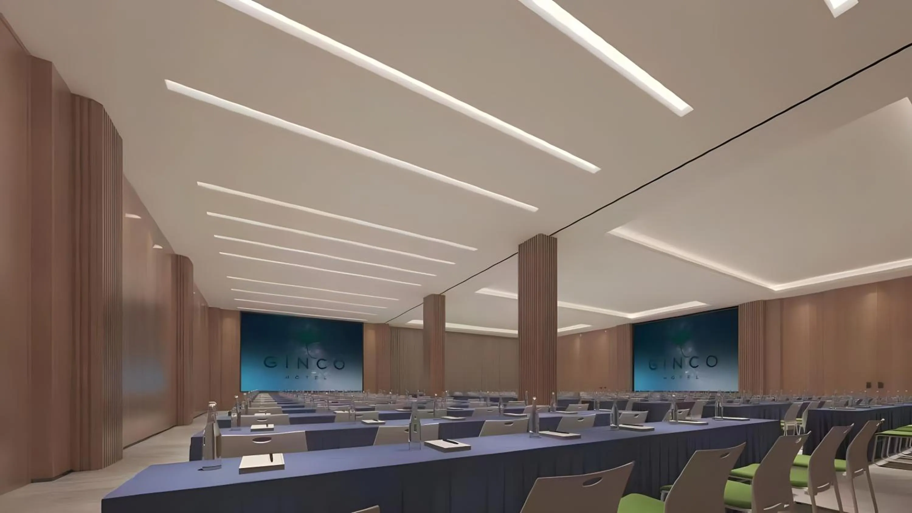 Meeting/conference room in GINCO Hotel Guangzhou Baiyun Airport-24 Hour Airport Pick-up and Drop-off Service