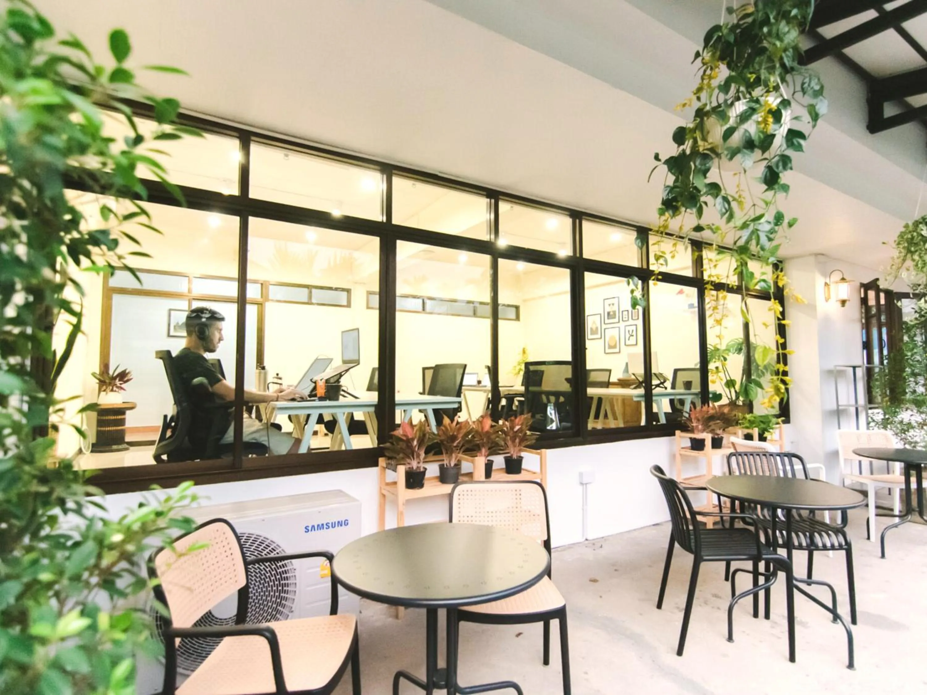 Seating area in The Social Club Coliving and Coworking space