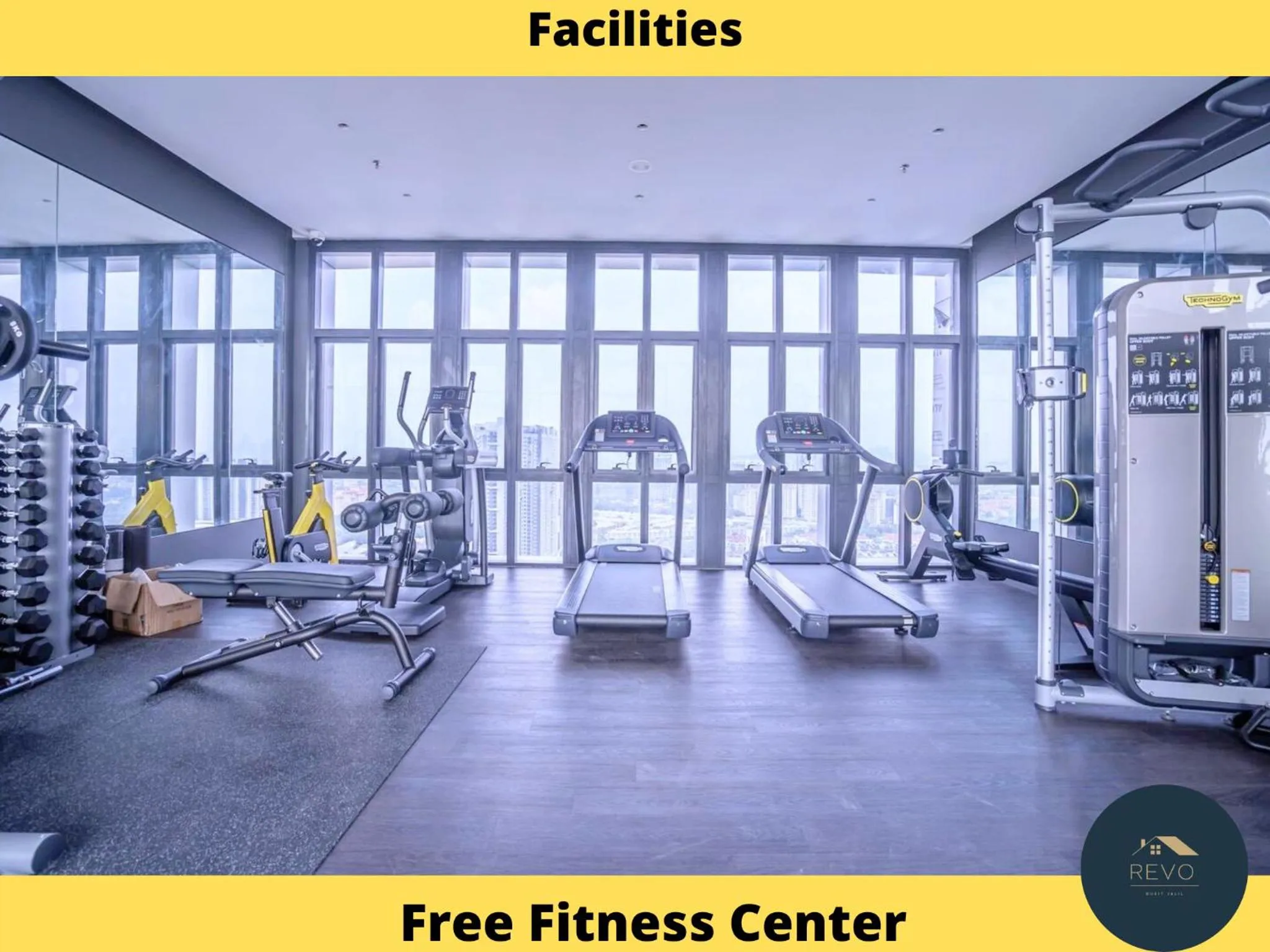 Fitness centre/facilities in Aurora Place Pavilion Bukit Jalil by The Cynefin