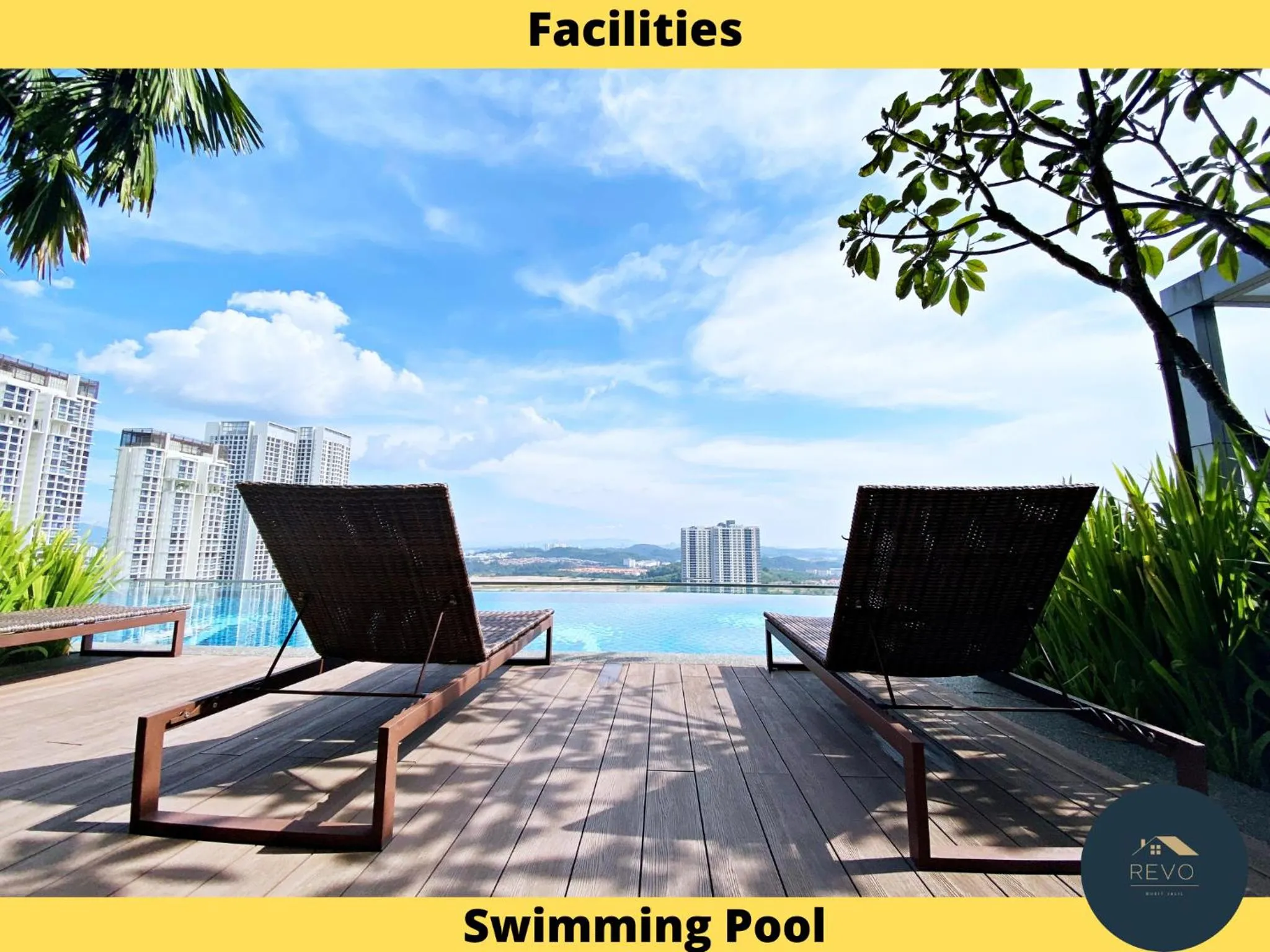 Pool view in Aurora Place Pavilion Bukit Jalil by The Cynefin