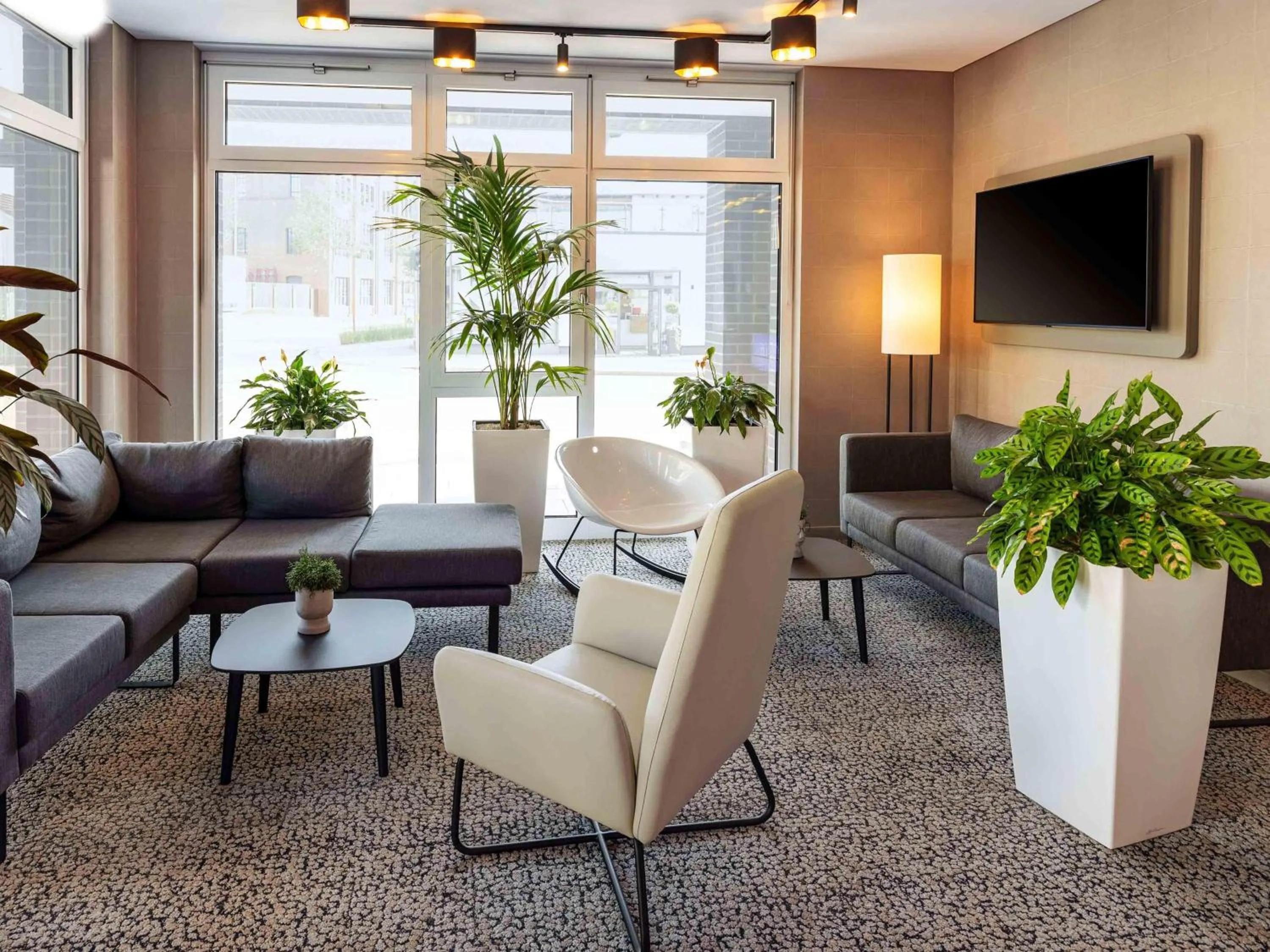 Lobby or reception in B&B HOTEL Bad Hersfeld