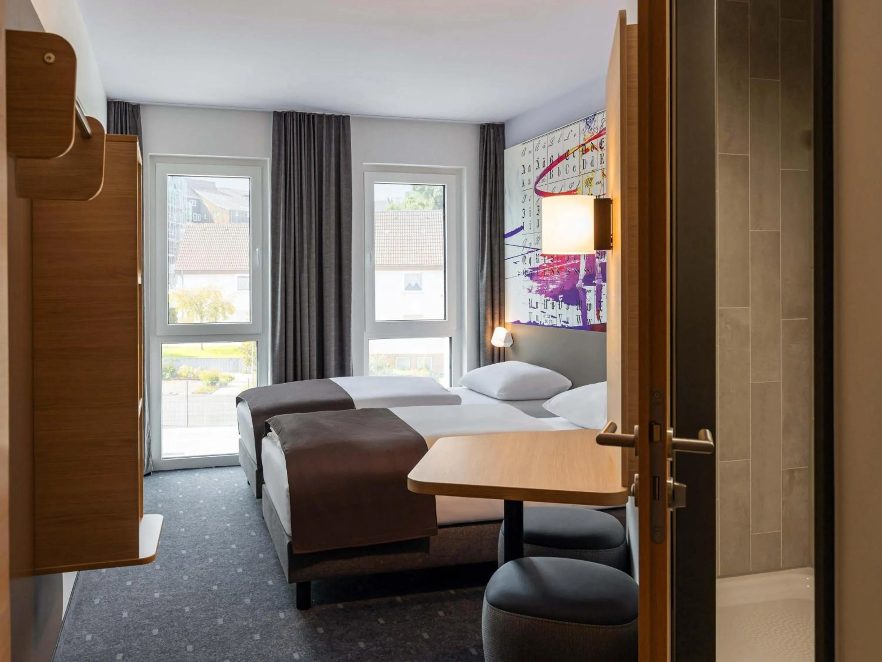 Photo of the whole room, Bed in B&B HOTEL Bad Hersfeld