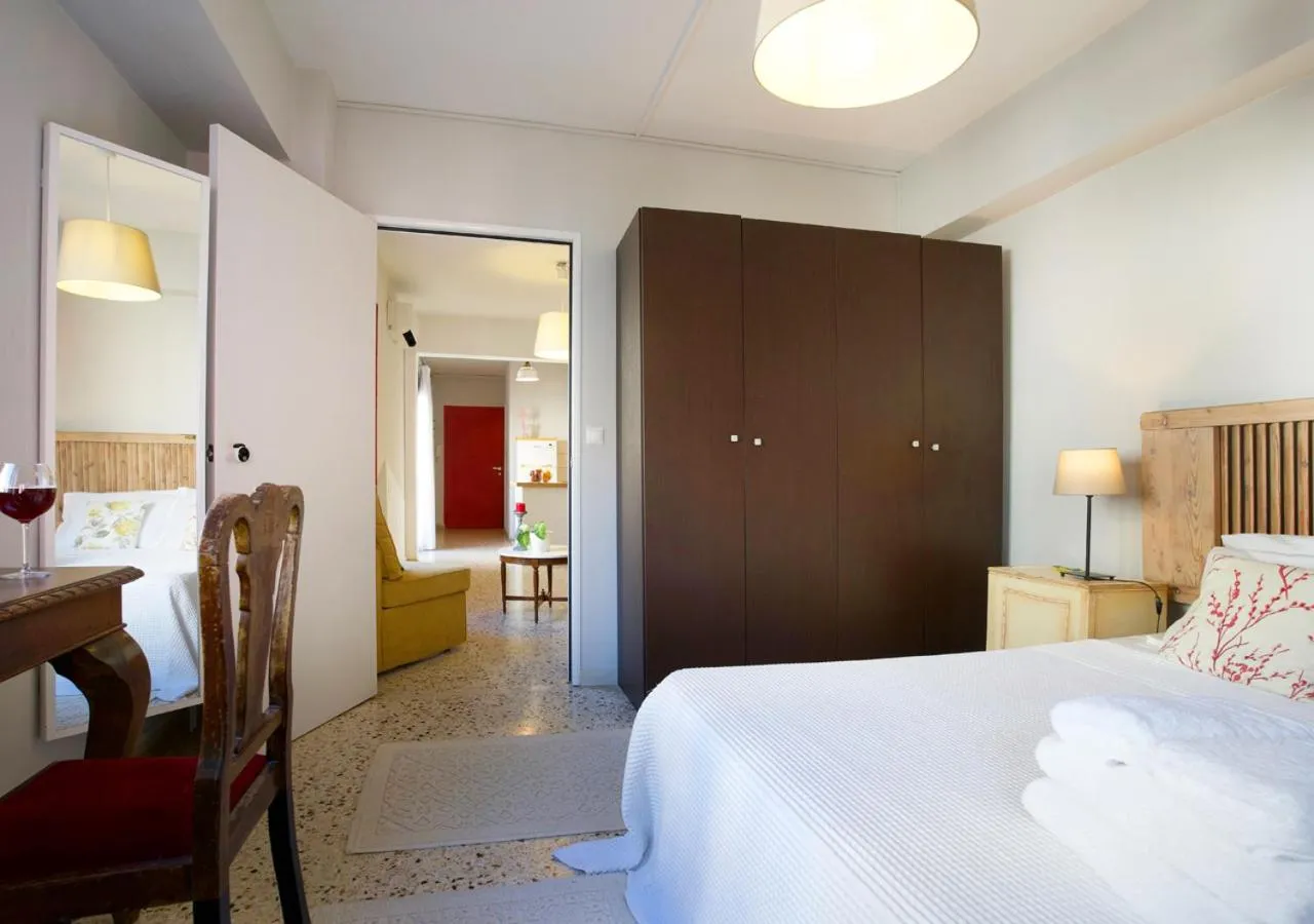 Bed in Live in Athens, PSYRRI Meet Me Here Apartments