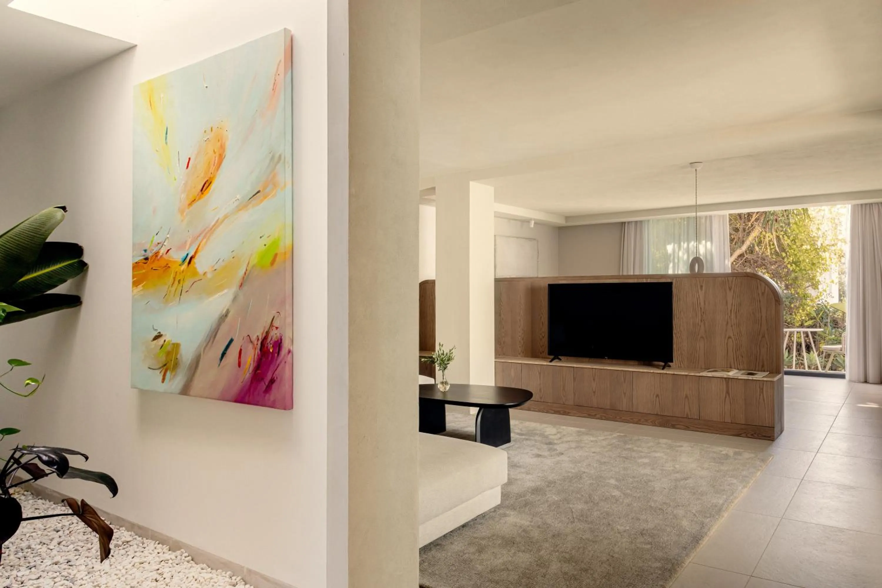 Communal lounge/ TV room in Anfitrión Villas & Suites