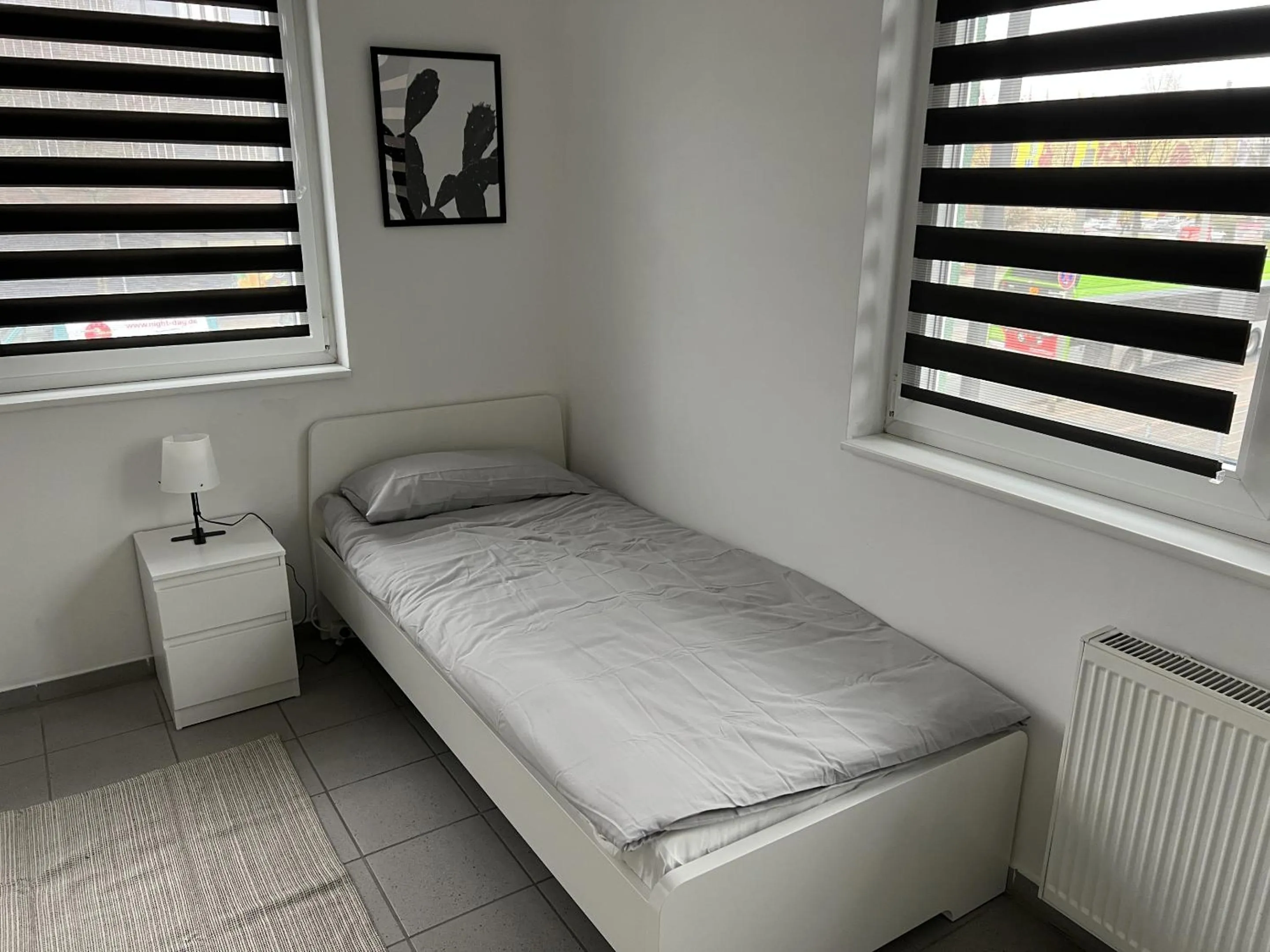 Bedroom, Bed in Aparts Room Hannover Centrum