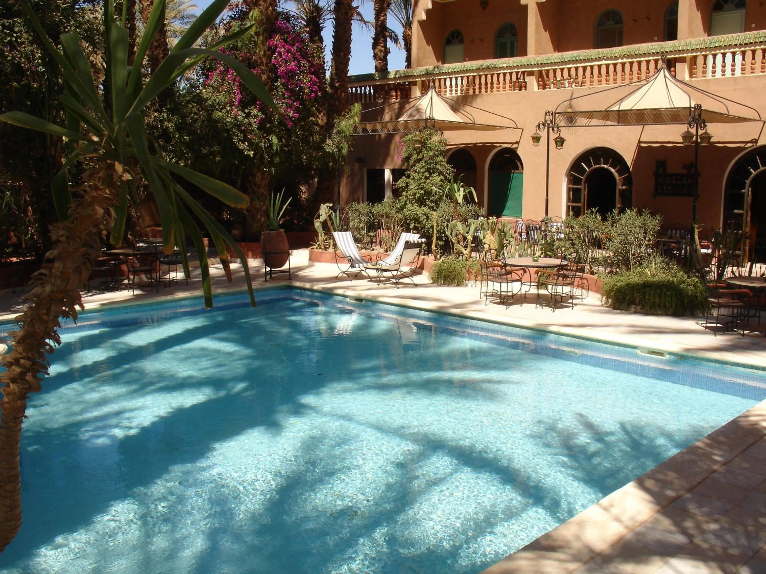 Pool view in Kasbah Sirocco