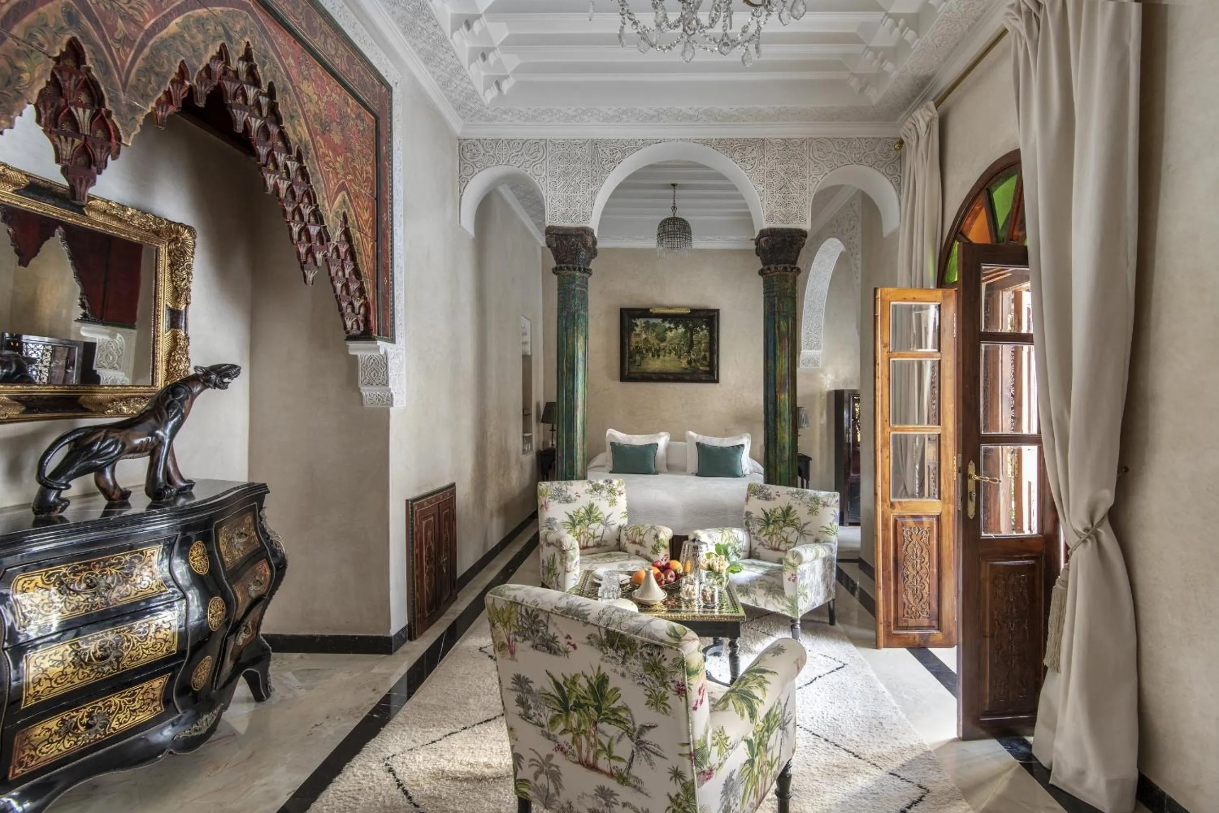 Living room in La Sultana Marrakech