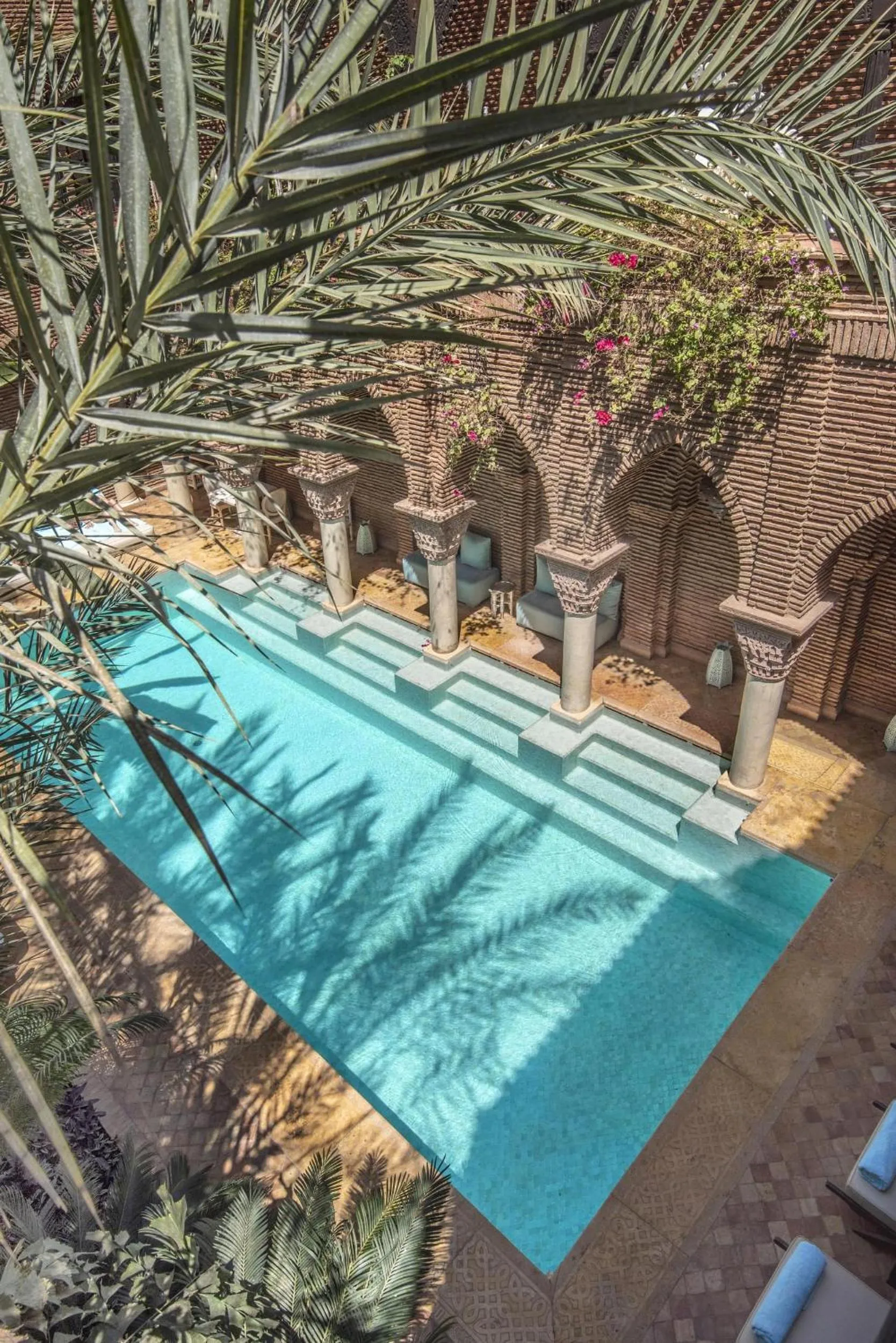 Pool view in La Sultana Marrakech