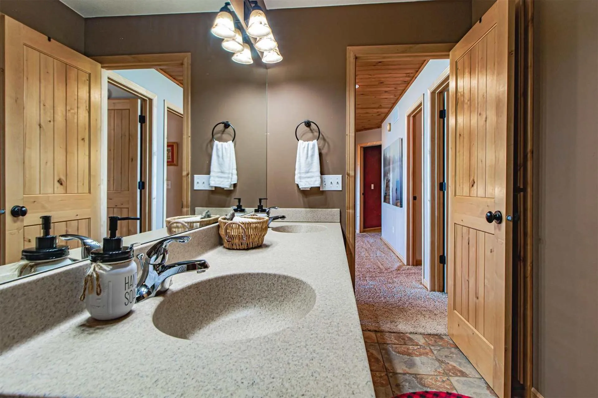 Spacious Leech Lake Home on 2 Private Acres, 200' of lake shore 15 Minutes to Walker with boat lift, dock, swimming, fire pit