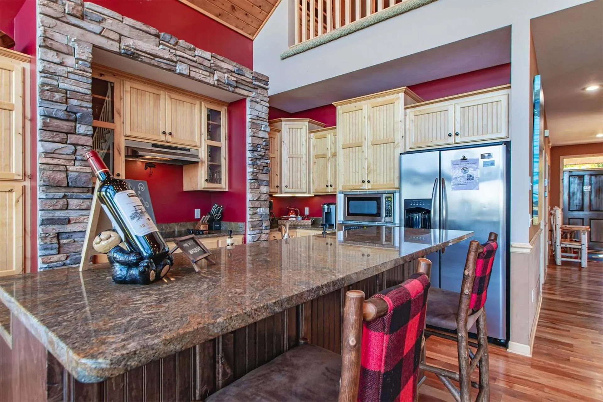 Spacious Leech Lake Home on 2 Private Acres, 200' of lake shore 15 Minutes to Walker with boat lift, dock, swimming, fire pit