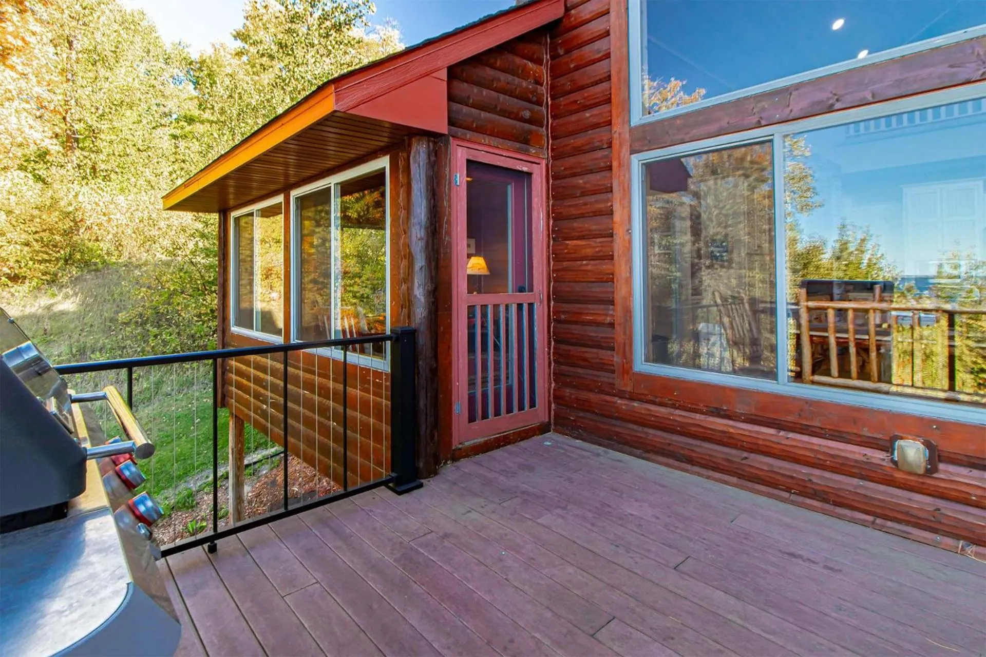 Spacious Leech Lake Home on 2 Private Acres, 200' of lake shore 15 Minutes to Walker with boat lift, dock, swimming, fire pit