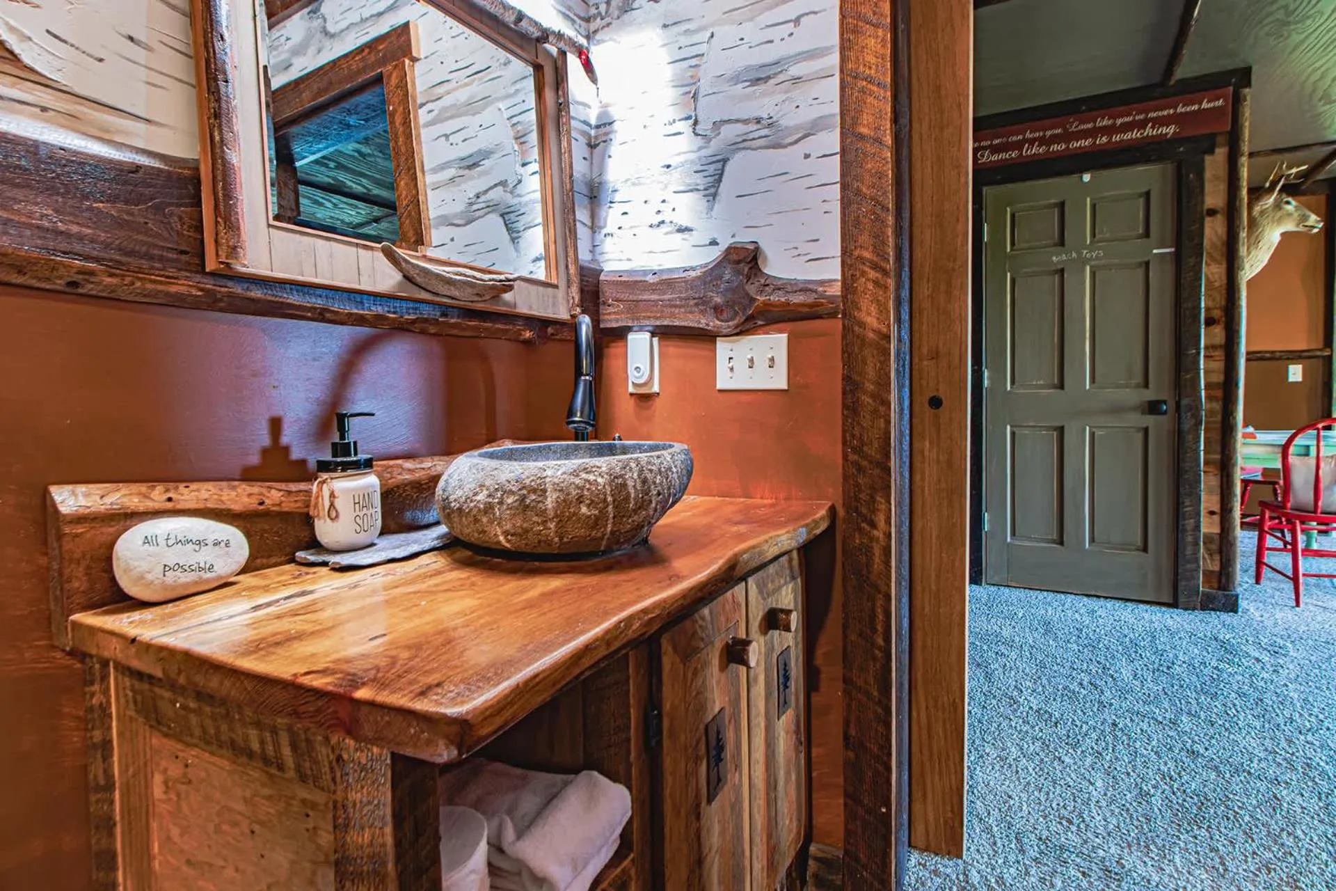 Spacious Leech Lake Home on 2 Private Acres, 200' of lake shore 15 Minutes to Walker with boat lift, dock, swimming, fire pit