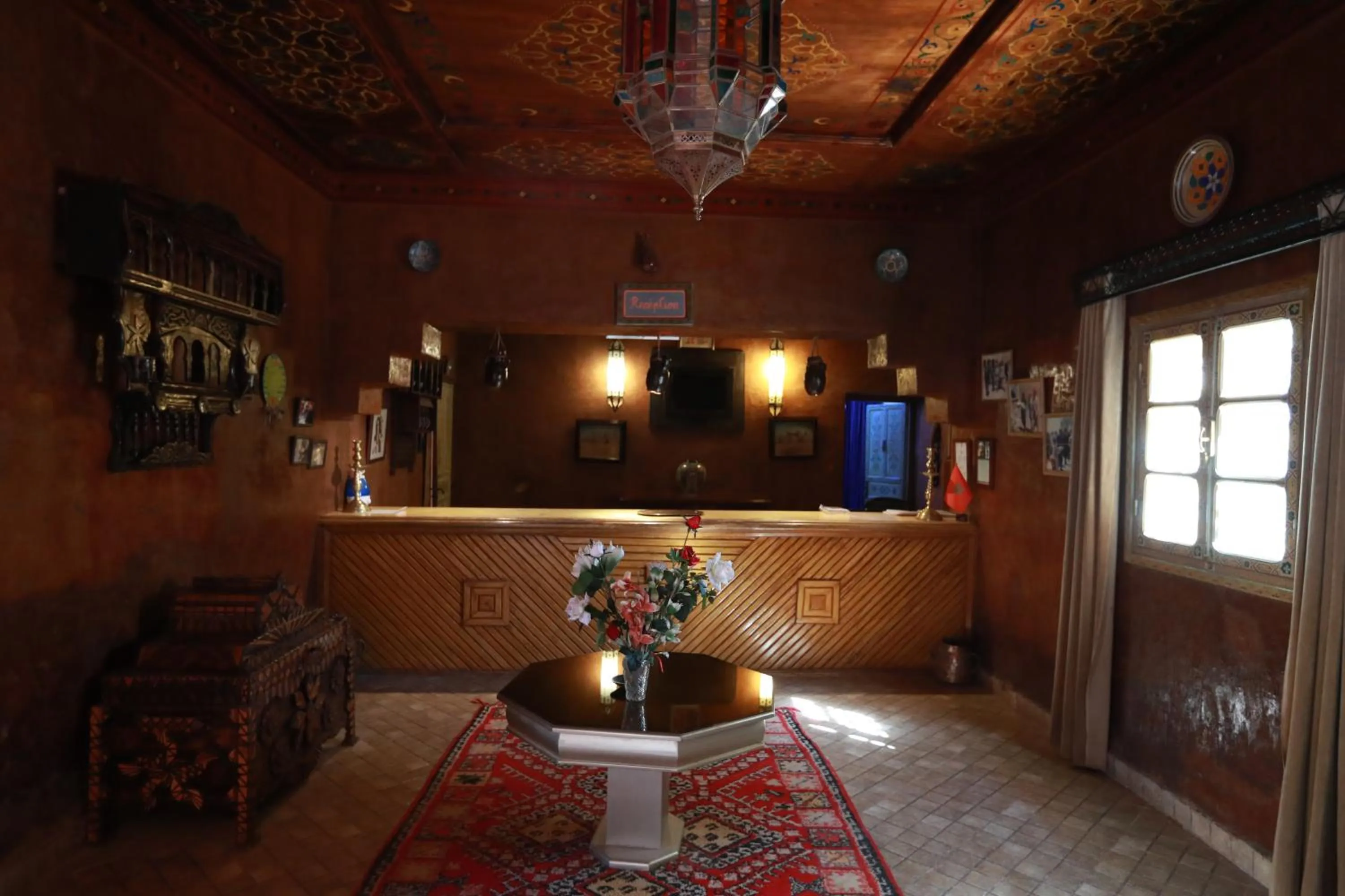 Lobby or reception in Kasbah Tizimi