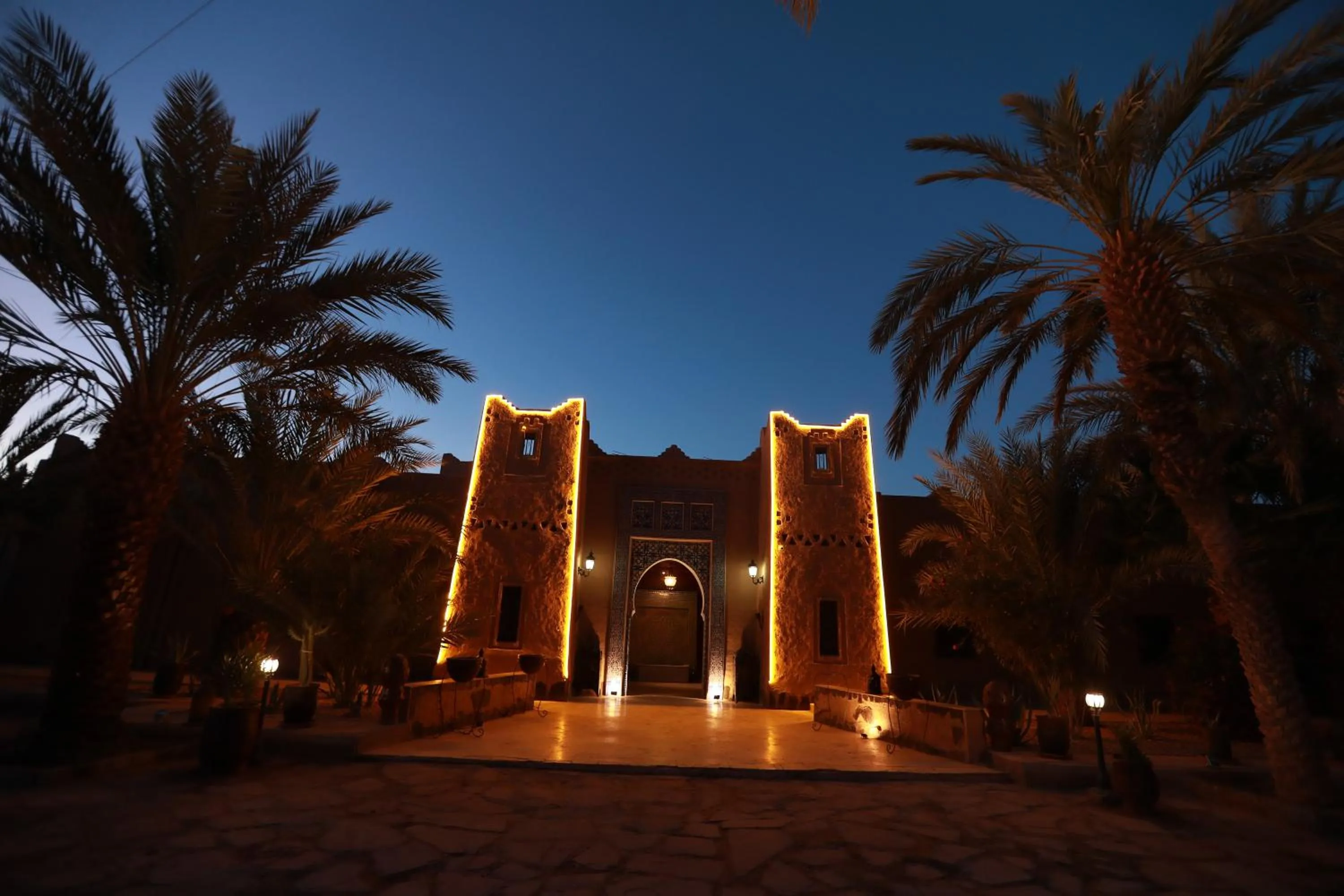 Facade/entrance in Kasbah Tizimi
