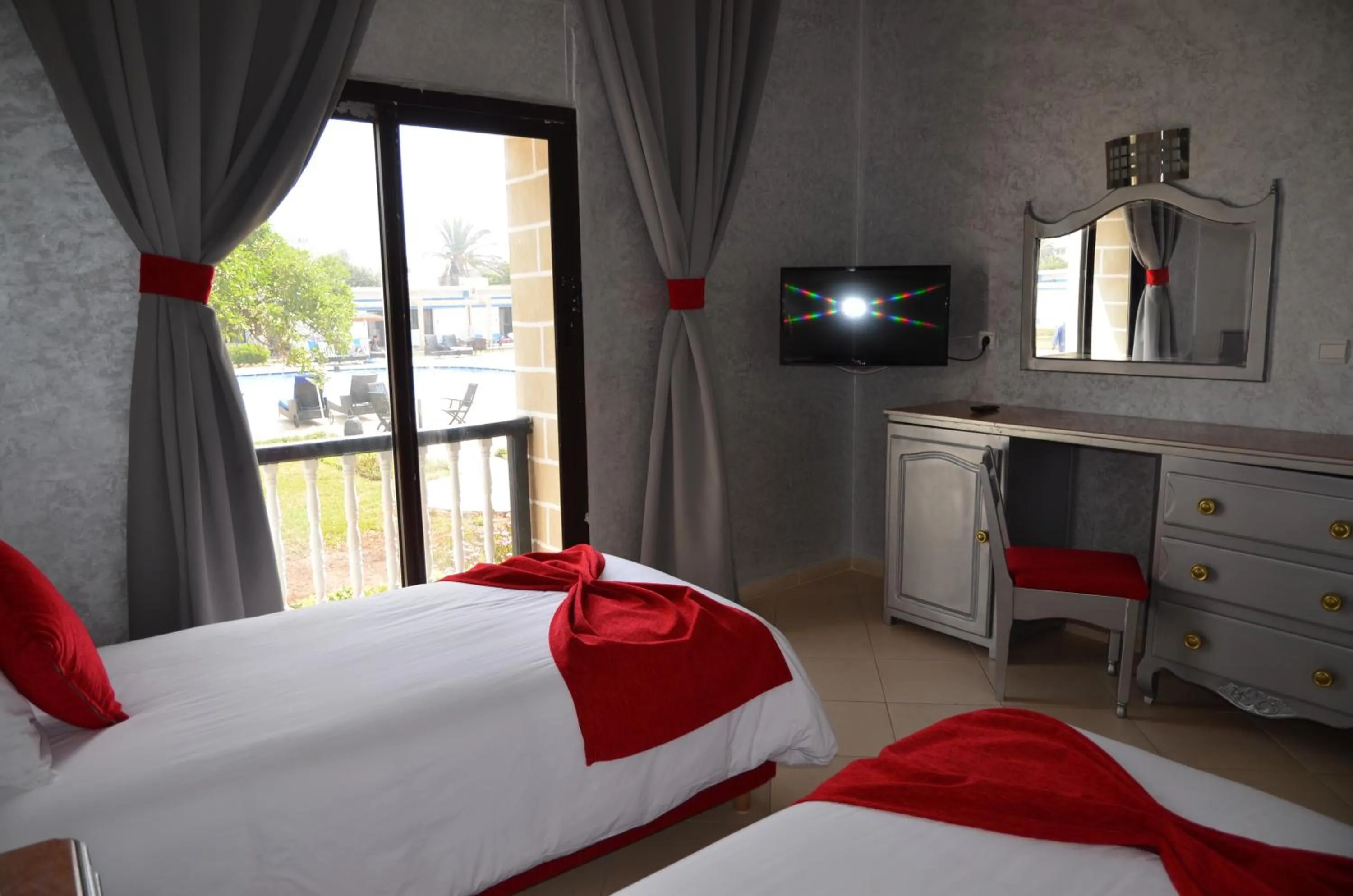 Bed in Hôtel Des Iles