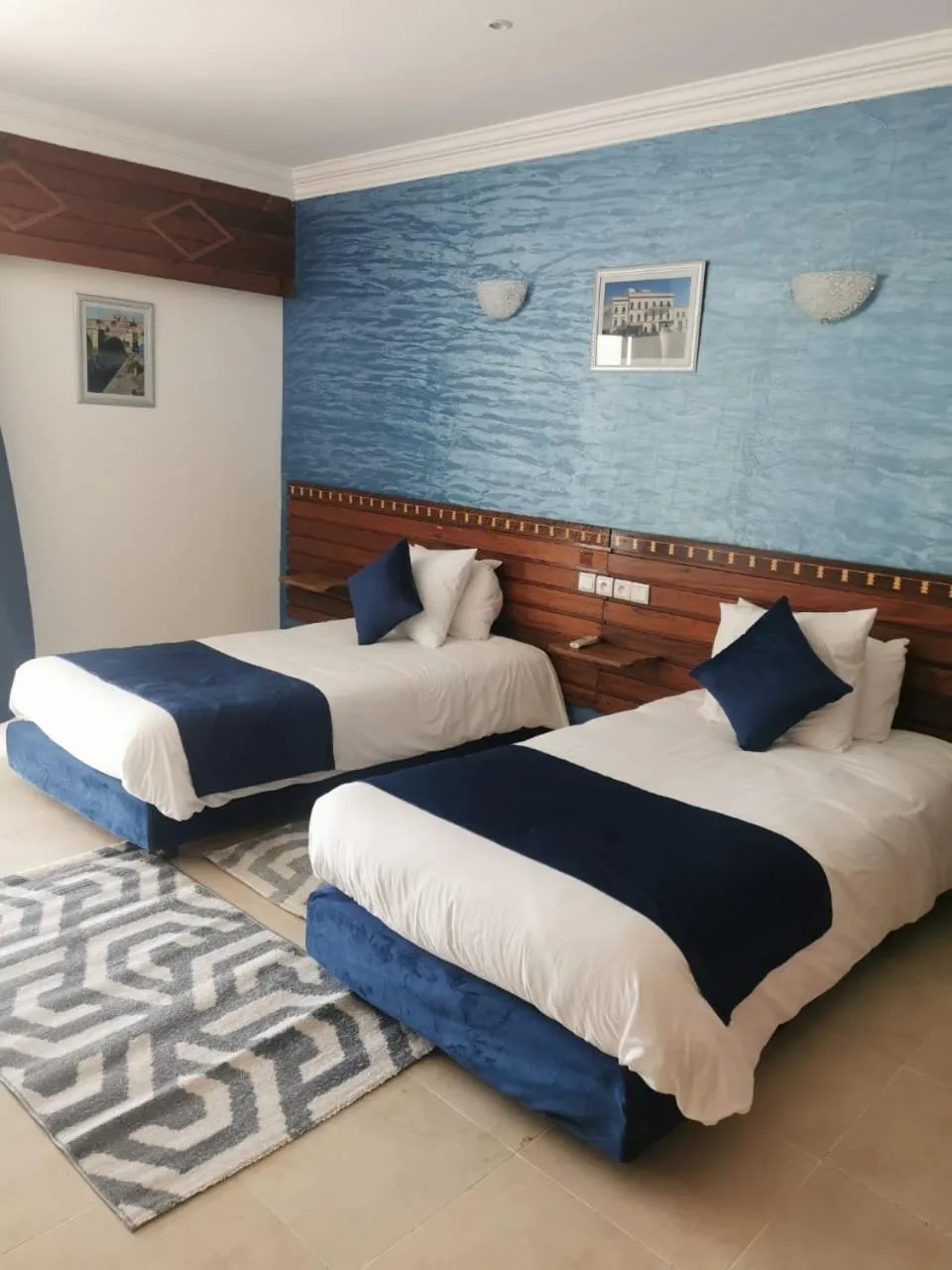 Bed in Hôtel Des Iles