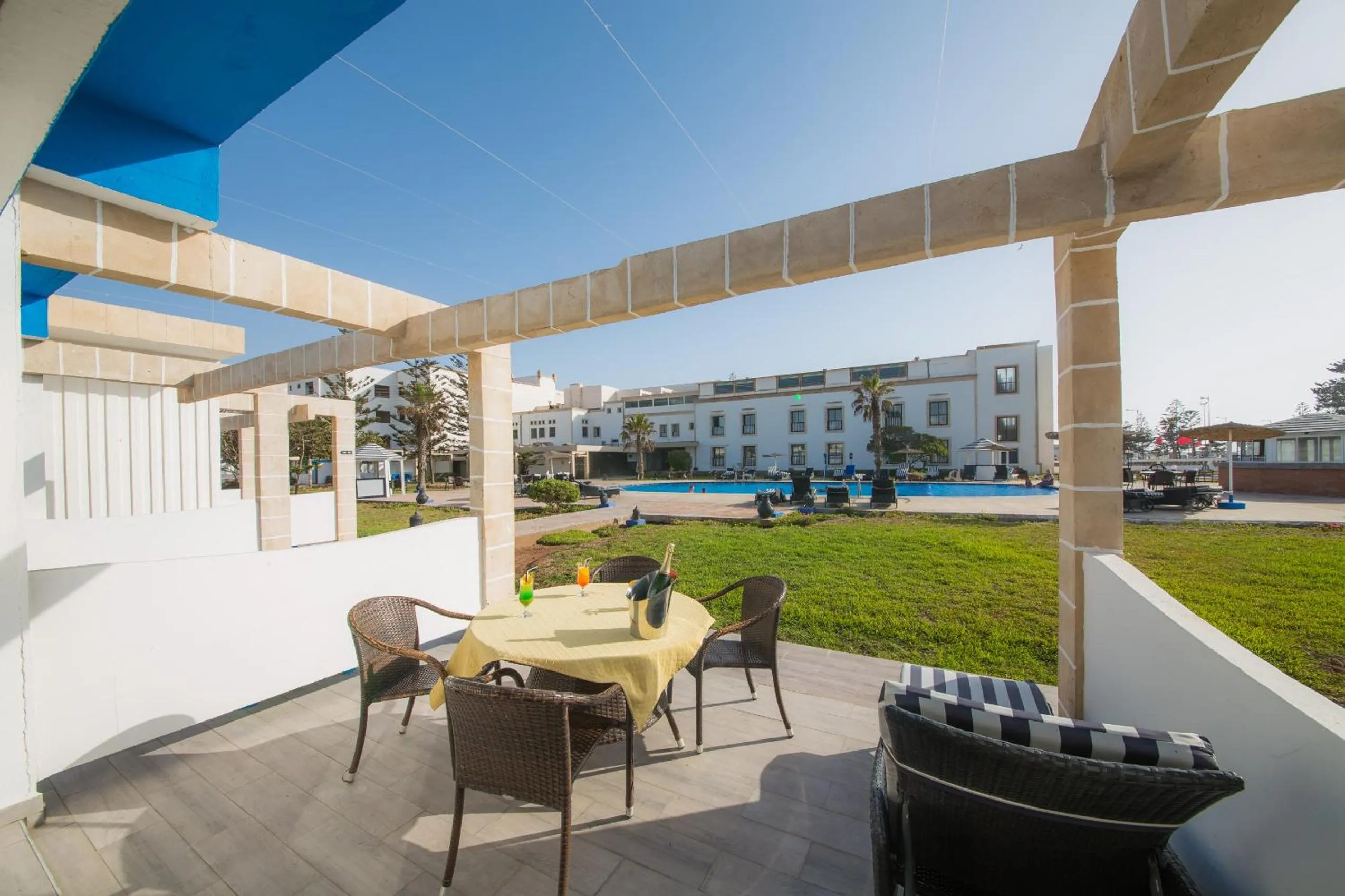 Balcony/Terrace in Hôtel Des Iles