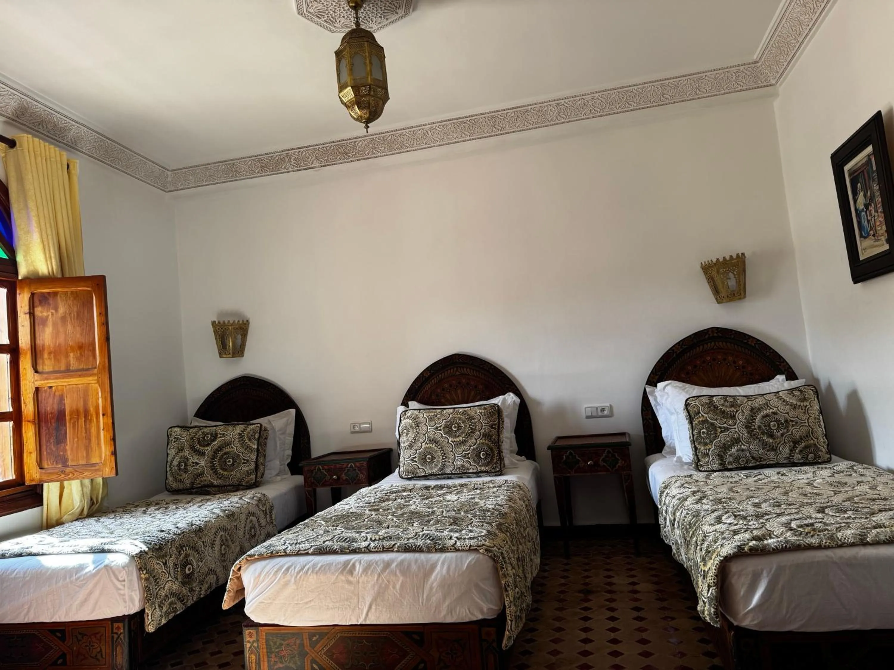 Bed in Riad Dar Laura