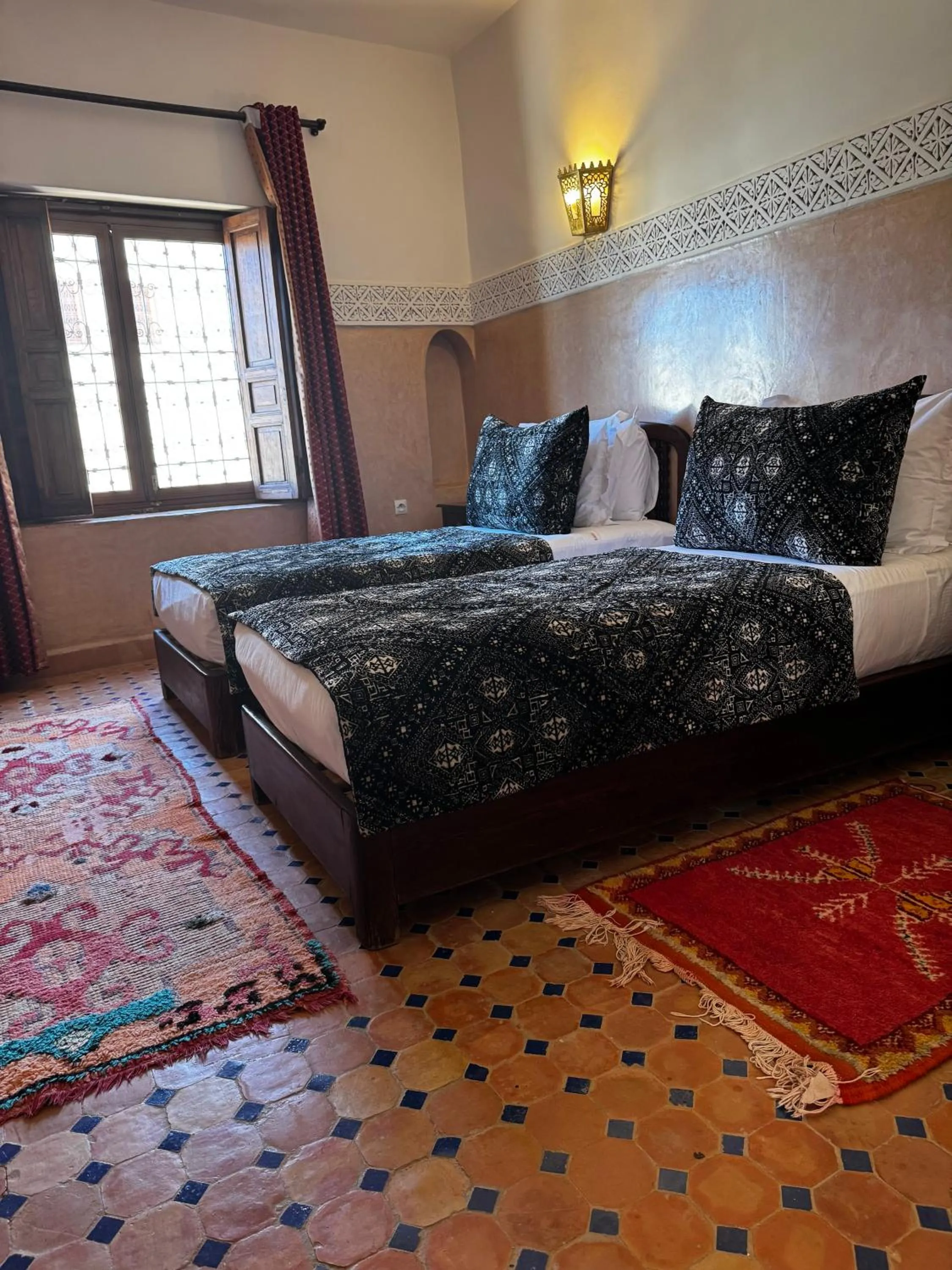 Bed in Riad Dar Laura