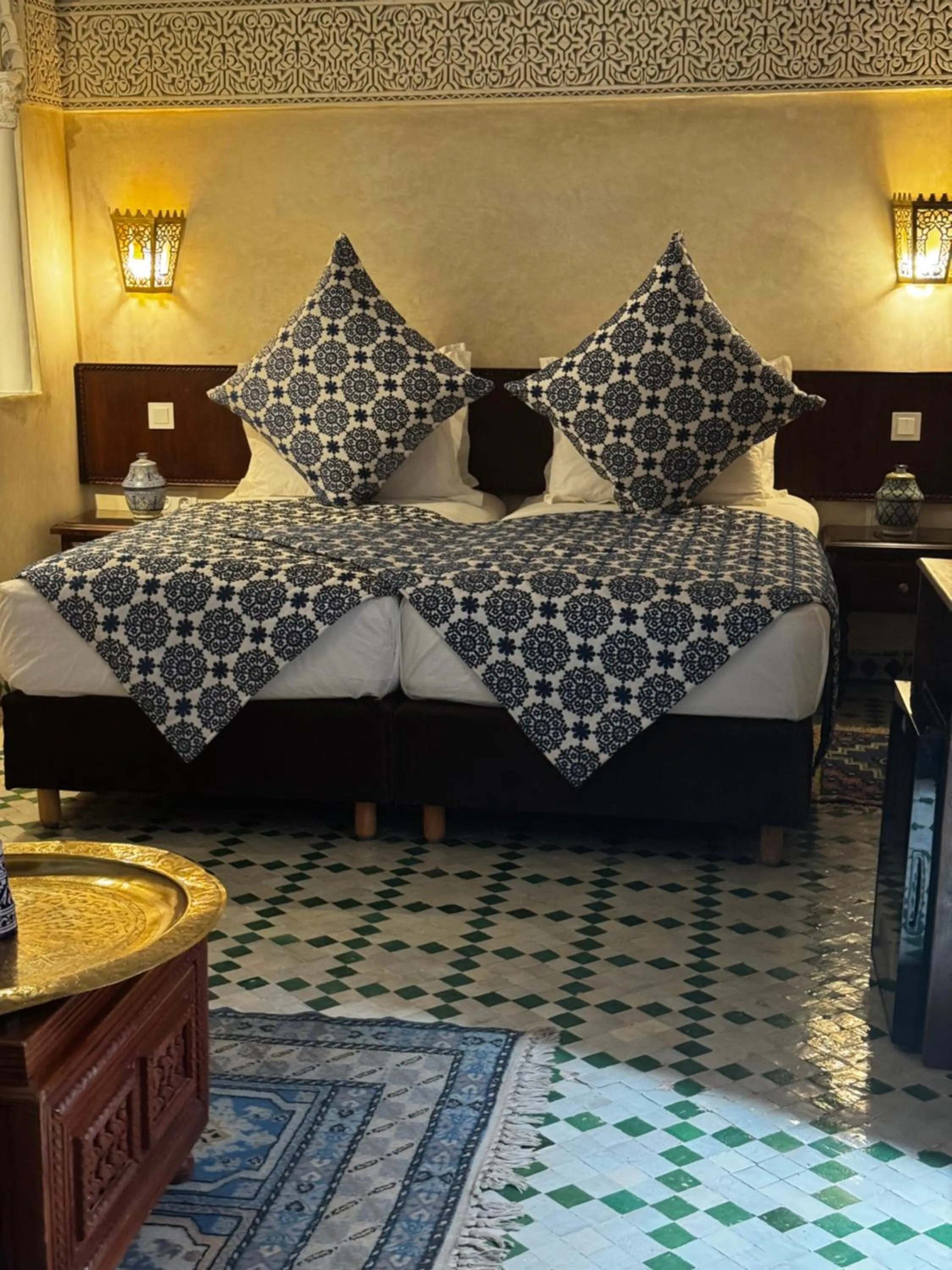 Bed in Riad Dar Laura