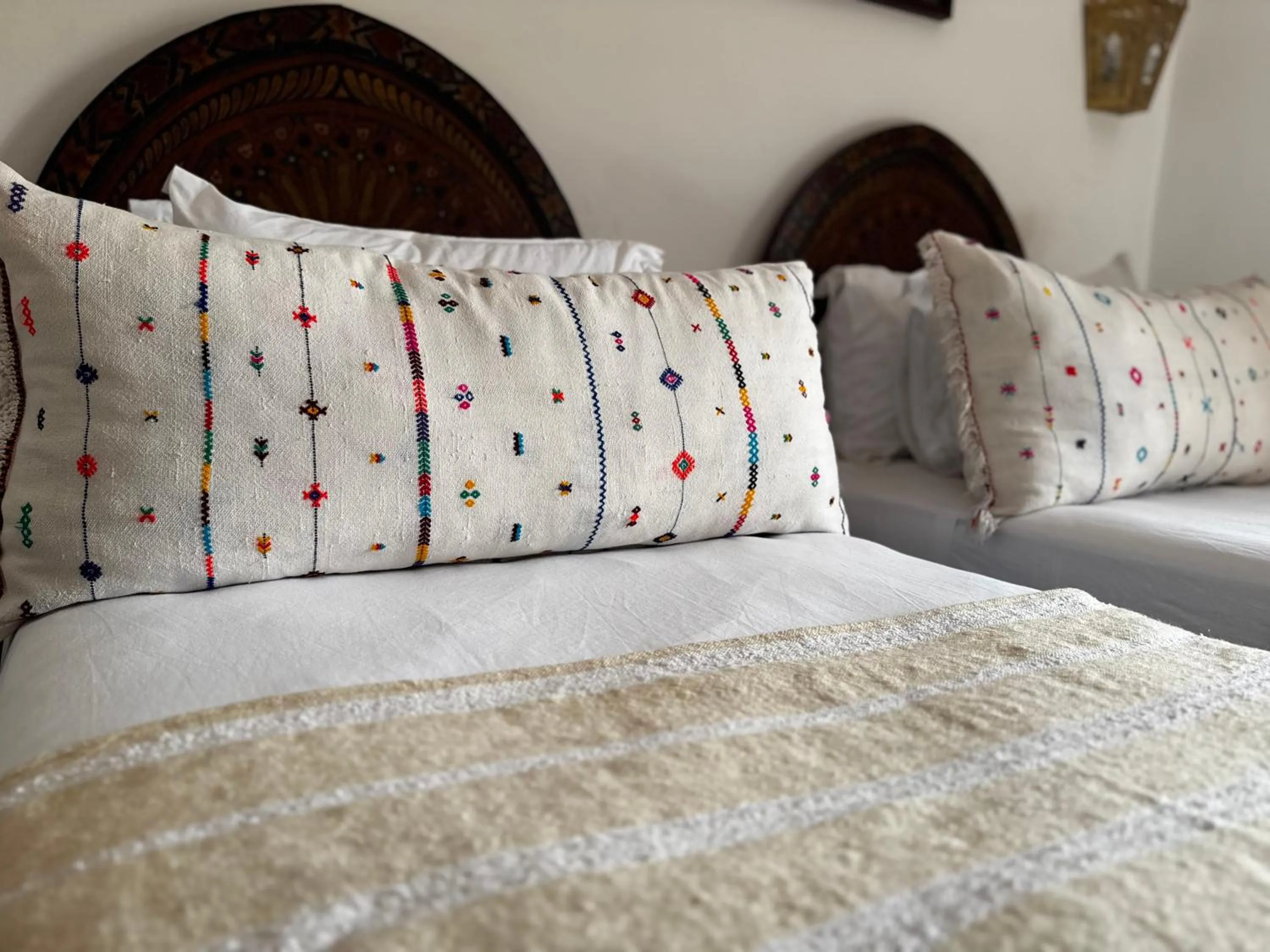 Bed in Riad Dar Laura