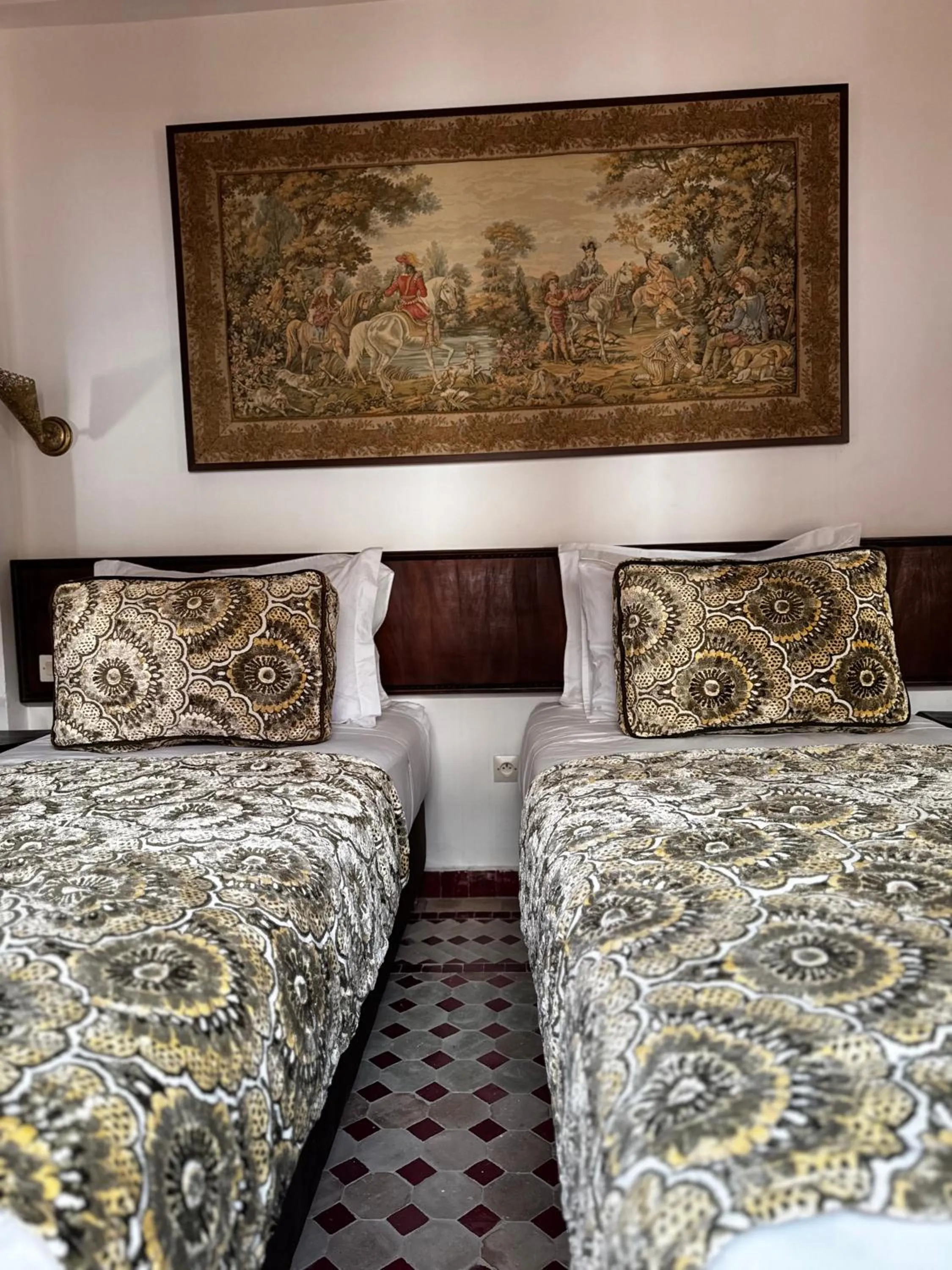 Bed in Riad Dar Laura