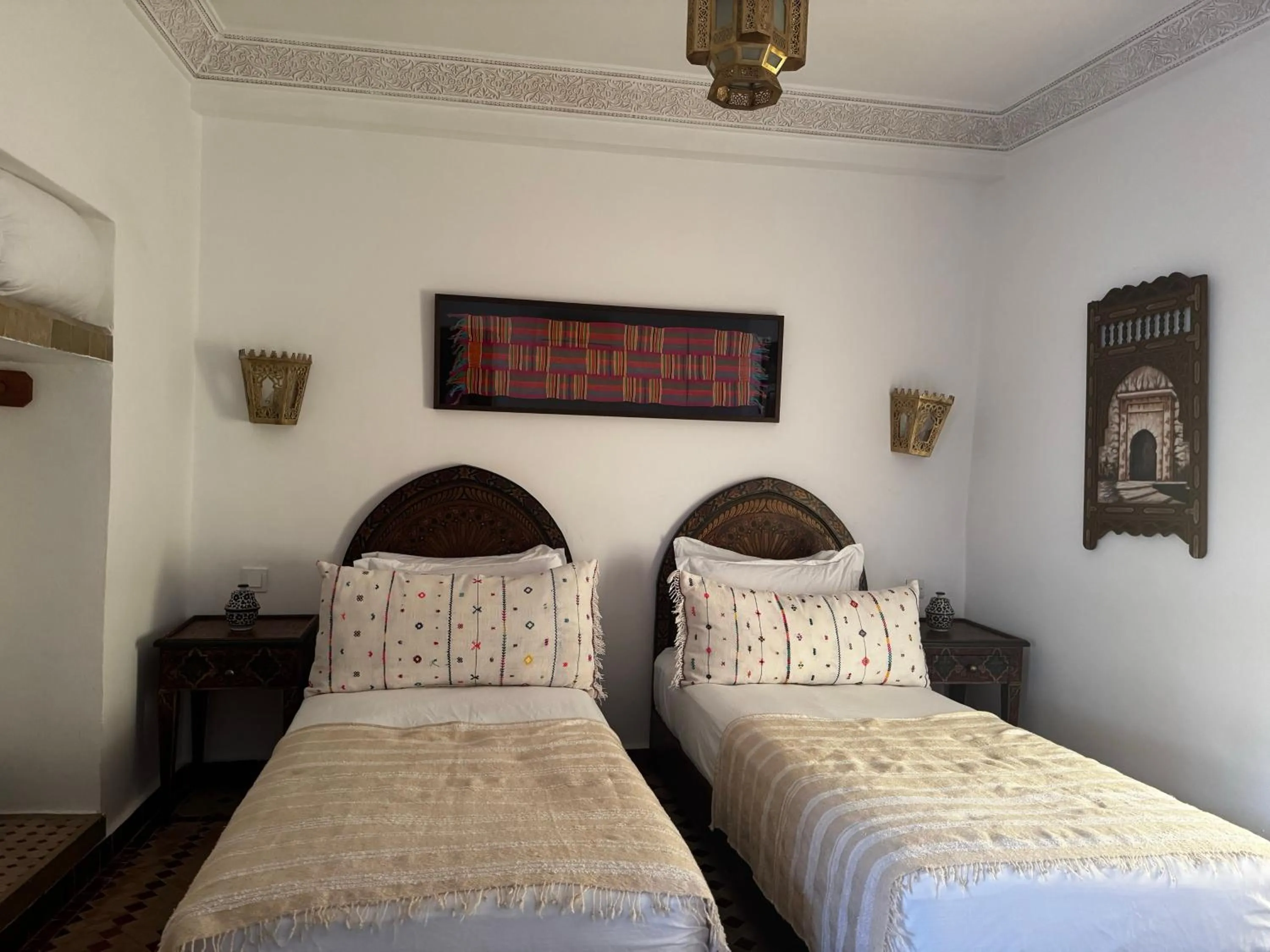 Bed in Riad Dar Laura