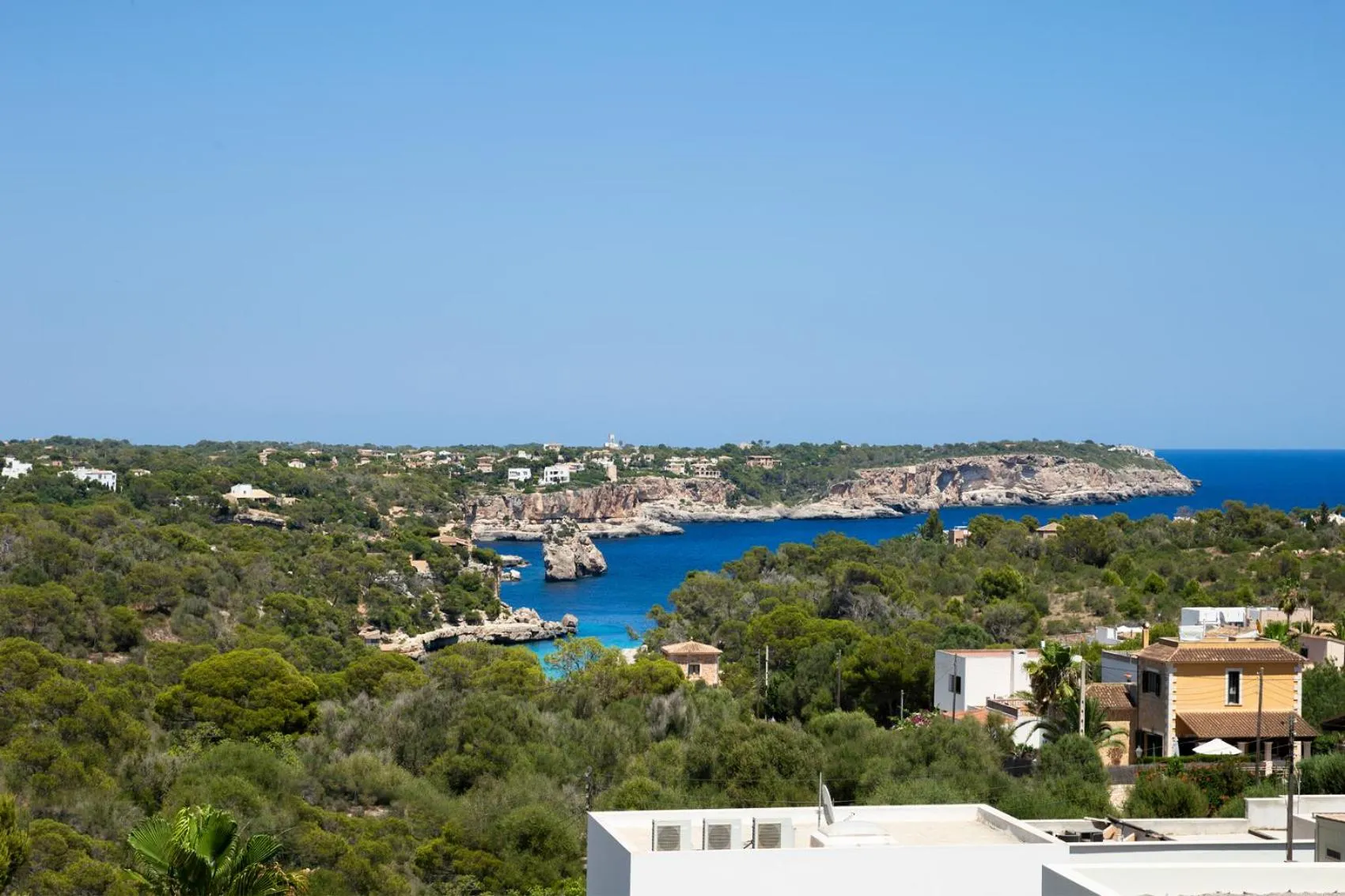 Sea view in Hostal Cala Llombards